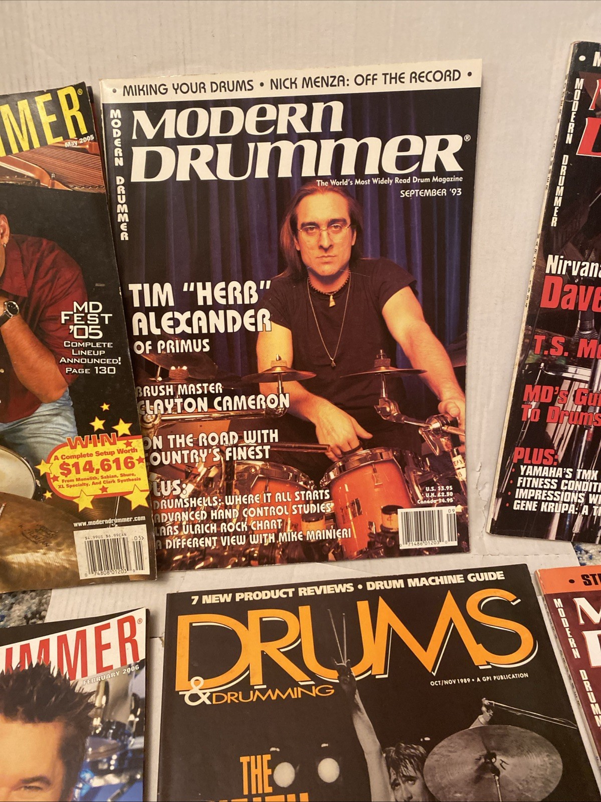 Modern Drummer Year 1990’s Magazines 12 issues vintage lot