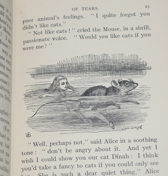 Vintage Alice’s Adventures in Wonderland, Illustrated by John Tenniel, 1953
