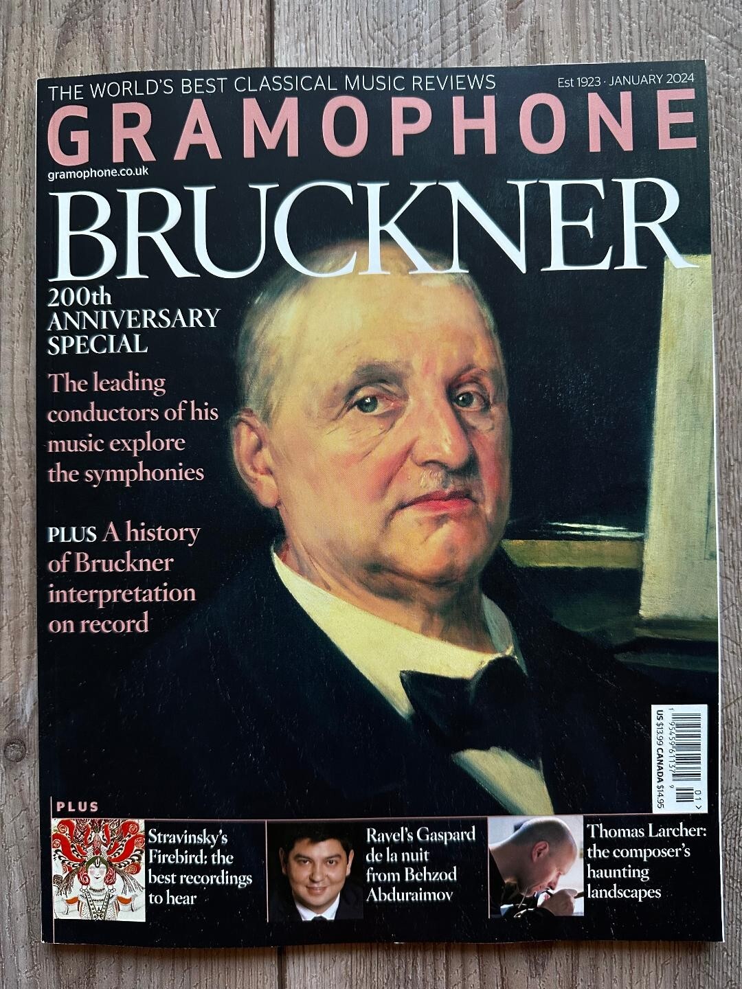 GRAMOPHONE January 2024 Issue BRUCKNER 200th Anniversary Special HISTORY + Ravel