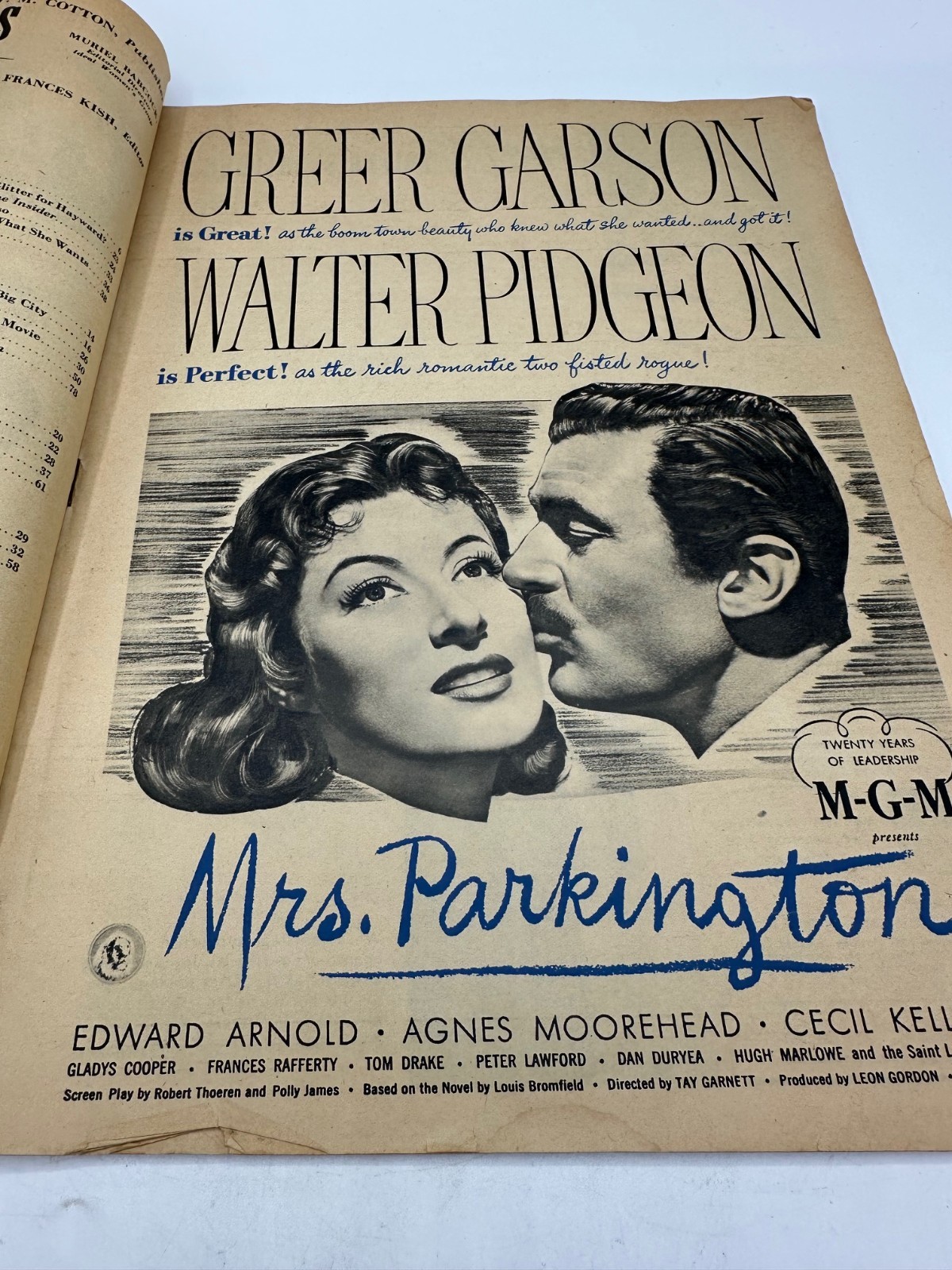1944 MOVIES Fashion-Studio News Gossip Magazine