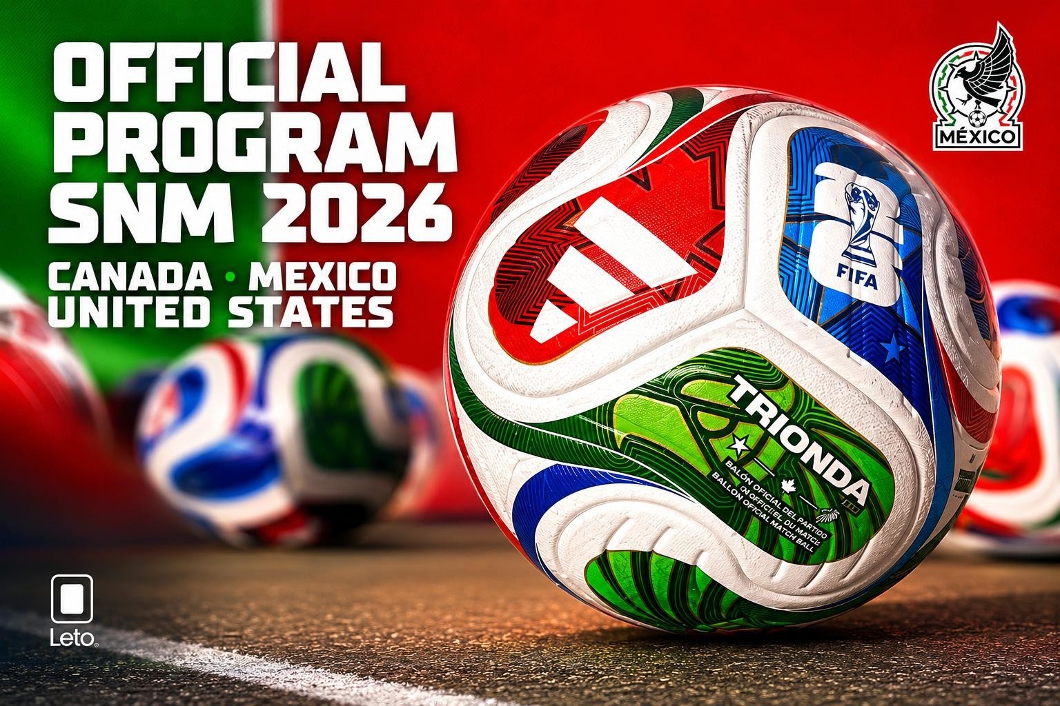 2026 FIFA WORLD CUP PROGRAM Special Edition Magazine UNITED STATES Mexico CANADA