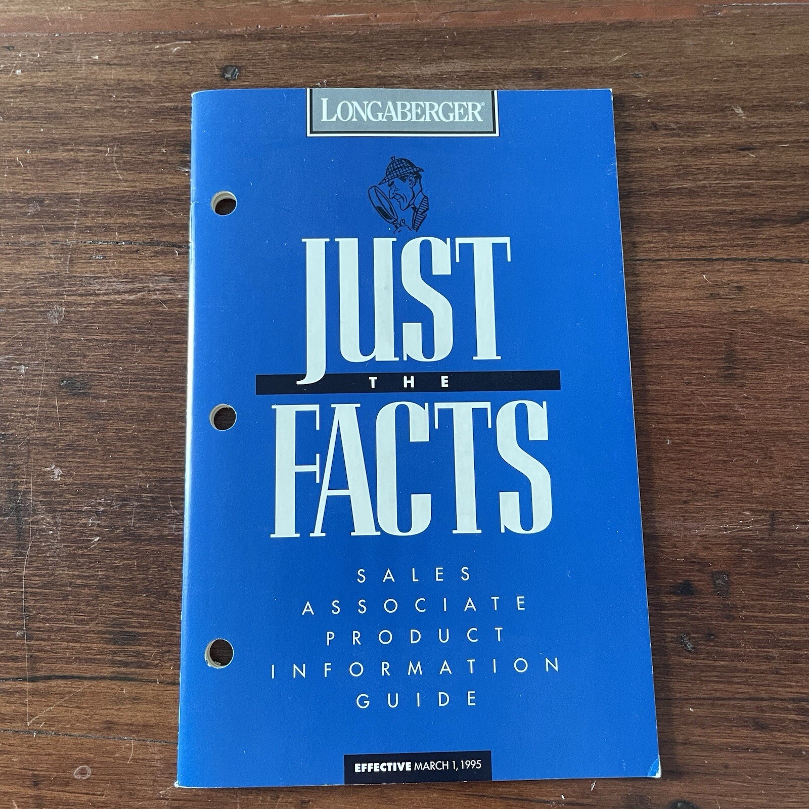 LONGABERGER Just The Facts Sale Associate Product Information Guide March 1995