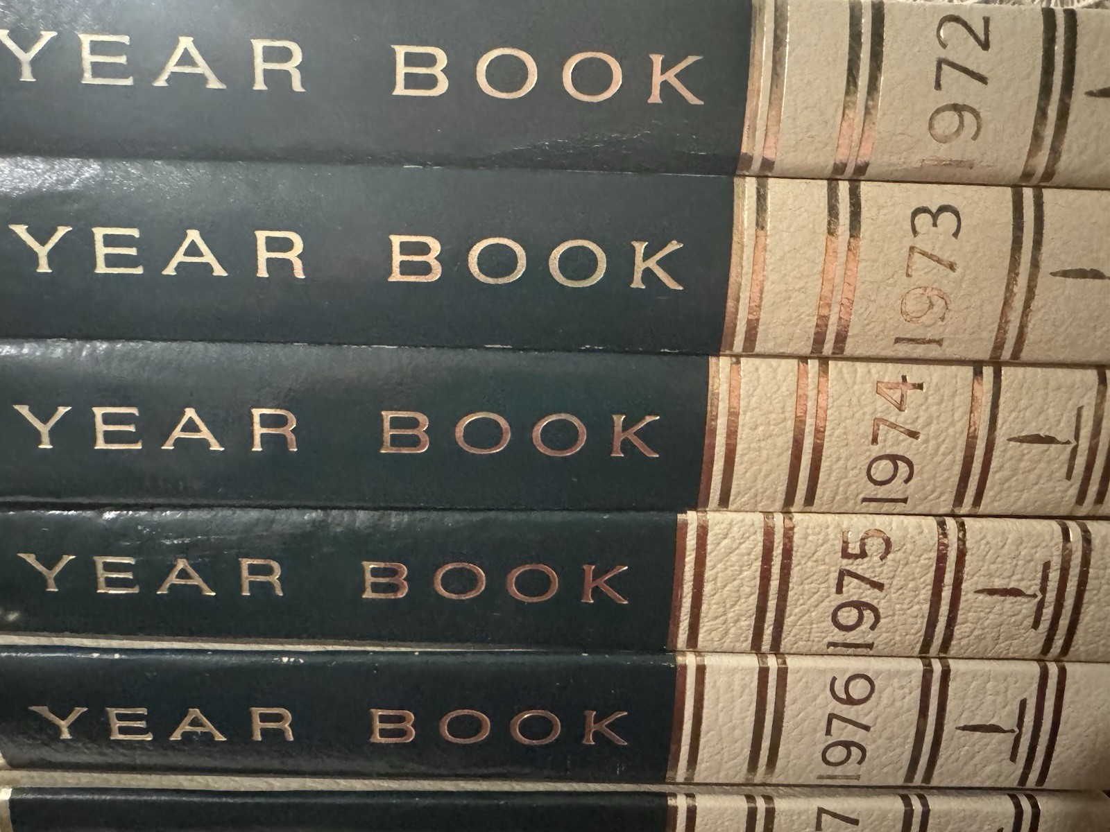 Vintage World Book Year Book Lot 1968-1969 & 1972-1987 Hardcover Set