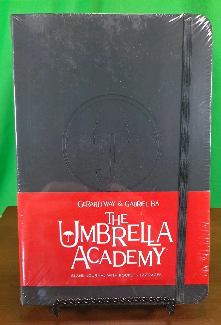 New «The Umbrella Academy» Blank Leather Bound Journal with Pocket 192 Pages