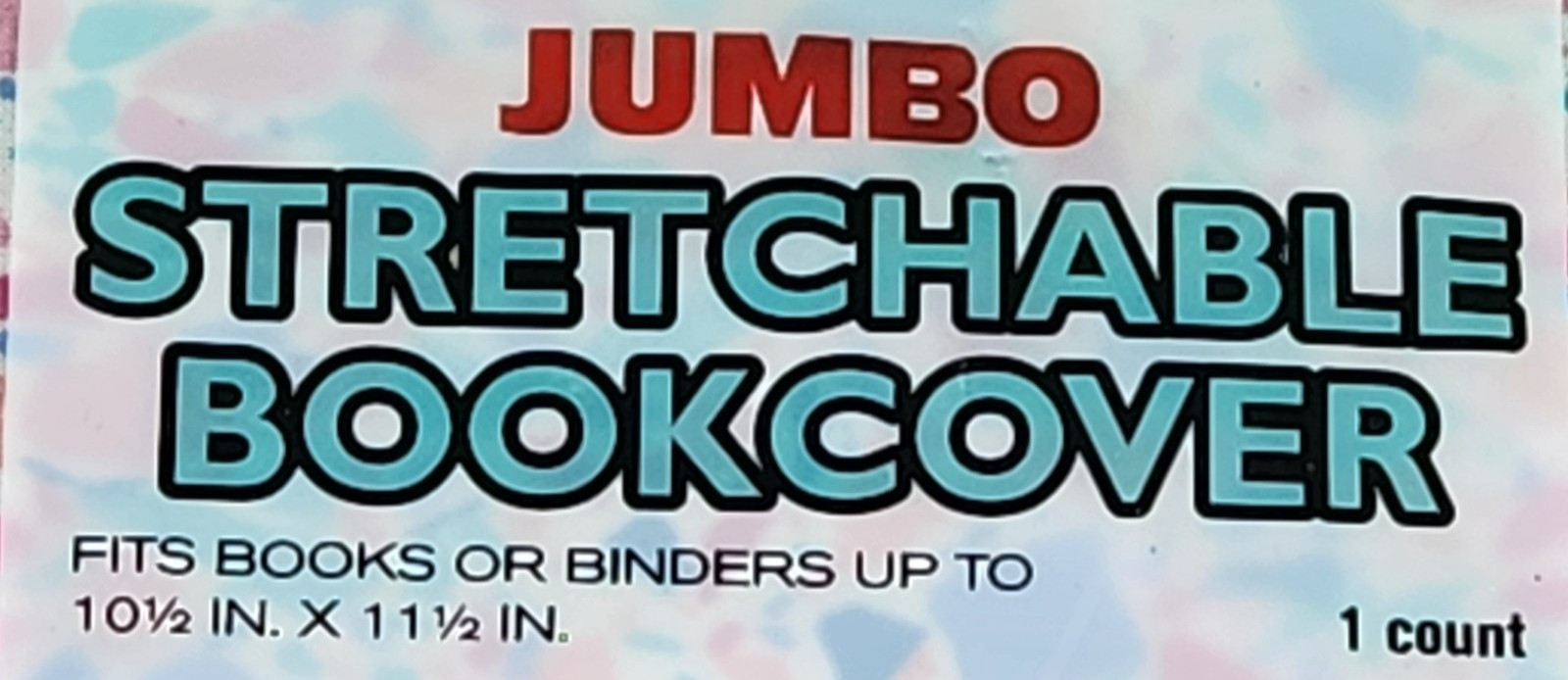 Jumbo Stretchable bookcover Protector 10.5inX11.5in Several Styles to Choose
