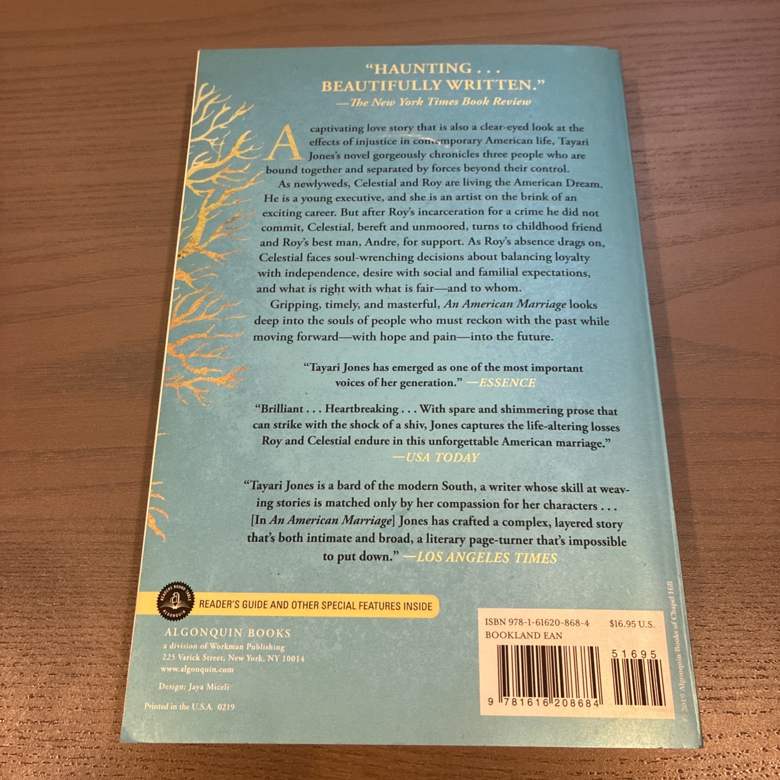 An American Marriage : A Novel by Tayari Jones (2019, Trade Paperback) Like New