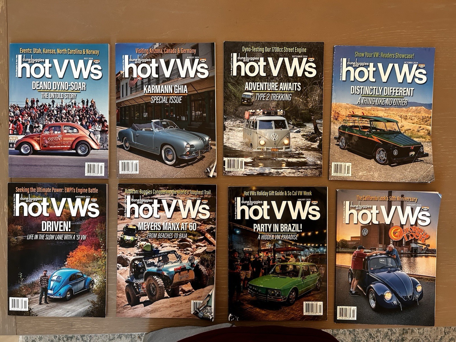 Hot VWs Magazines July 2024 – February 2025 – Free Shipping In The US