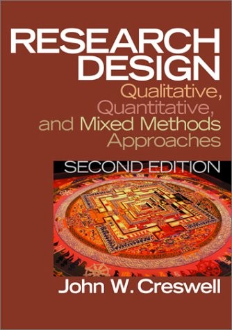 RESEARCH DESIGN: QUALITATIVE, QUANTITATIVE, AND MIXED By John W. Creswell *VG+*
