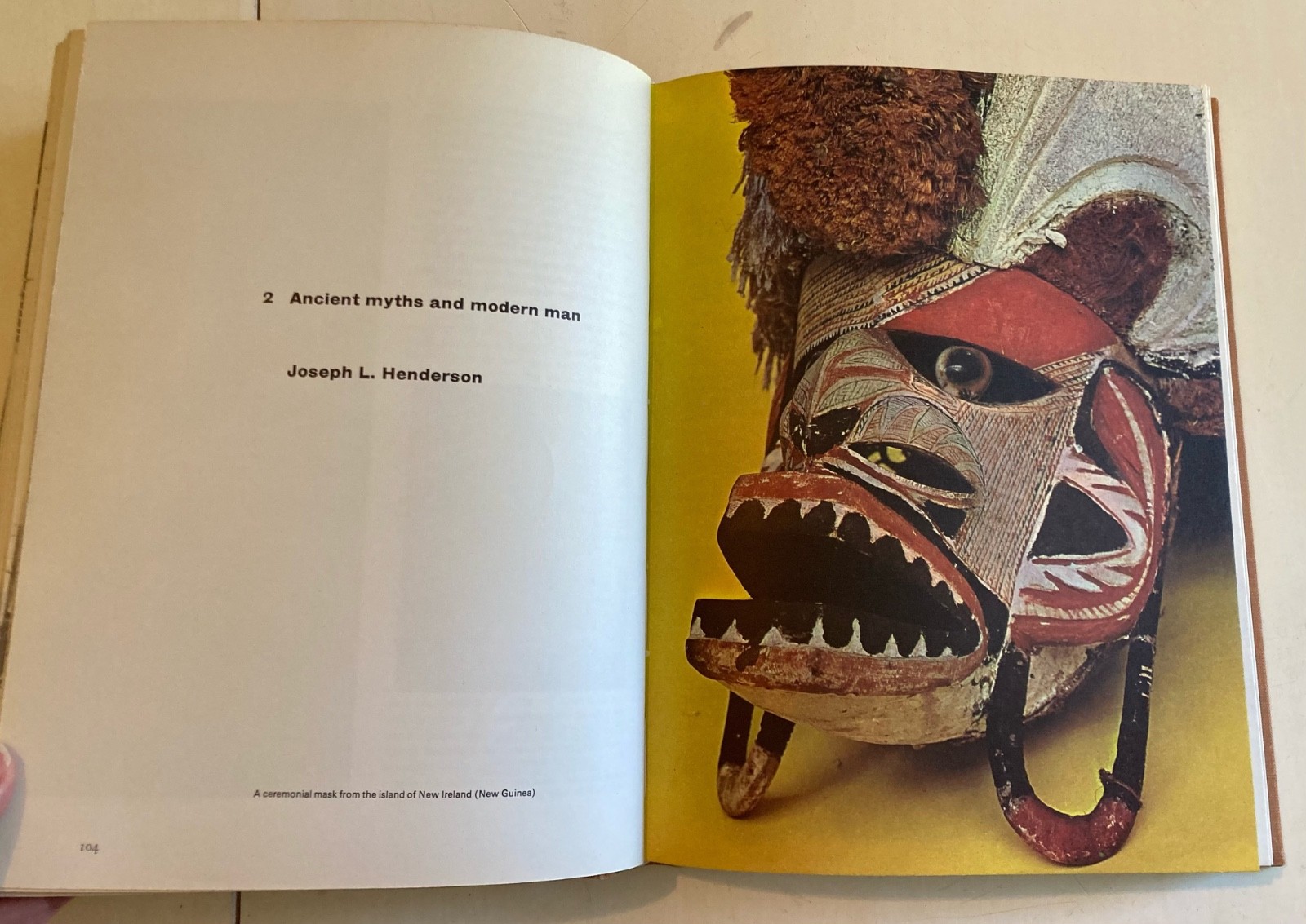 VTG Carl Jung book 1969 Man and his Symbols No Dust jacket
