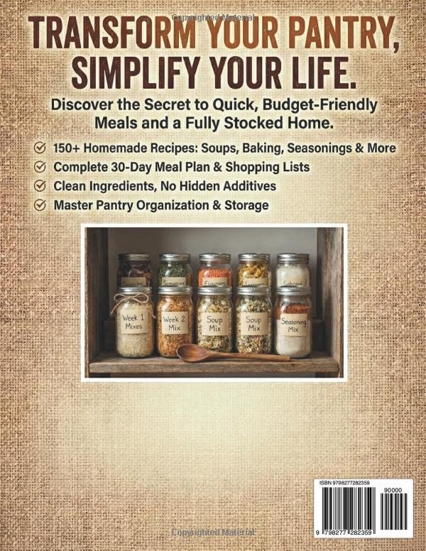 The Ultimate Dry Mix Pantry Cookbook 150+ Easy, BudgetFriendly Homemade Recip…