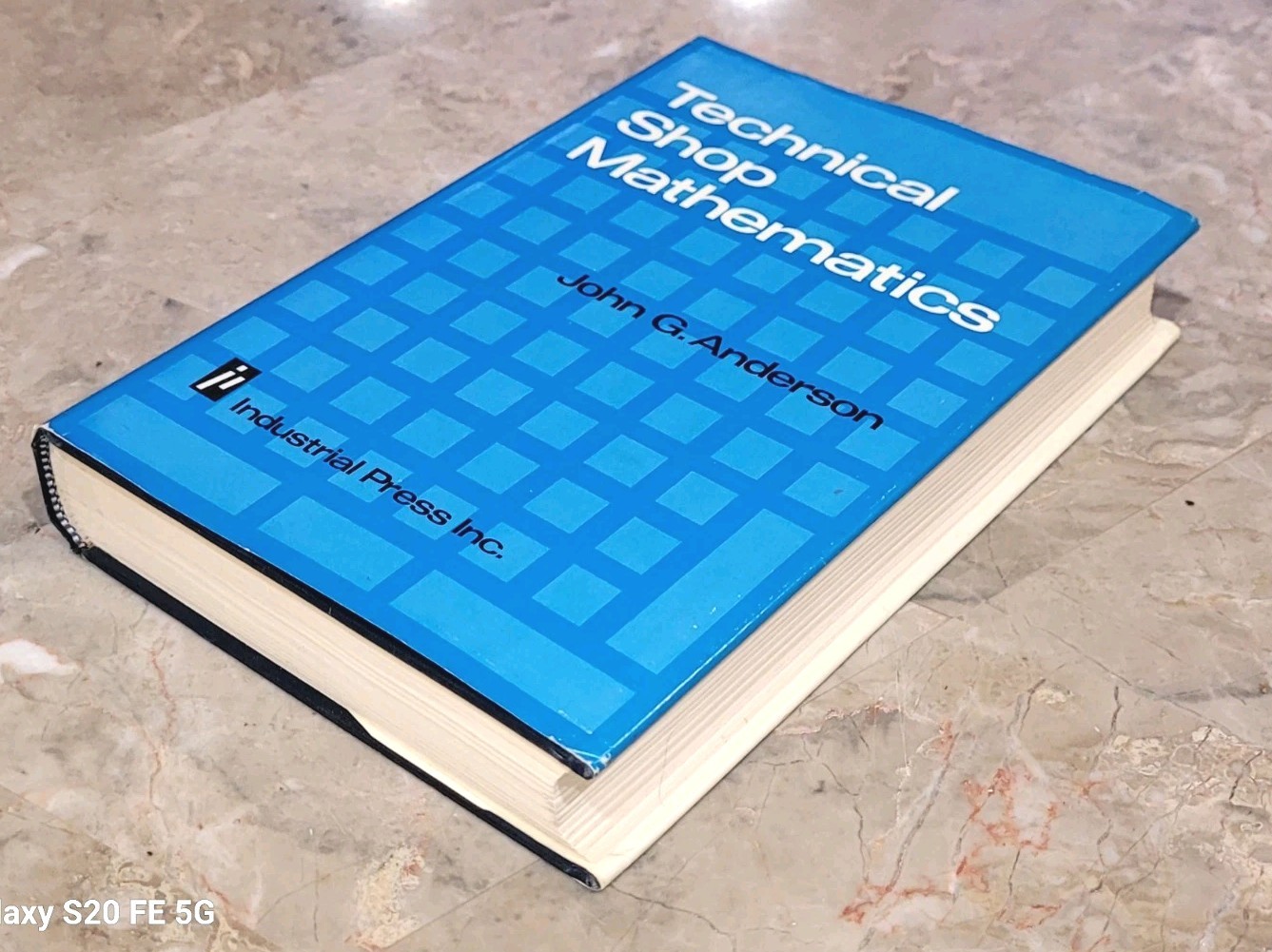 1974 Technical Machine Shop Mathematics by Anderson, John G. + DJ Review Copy