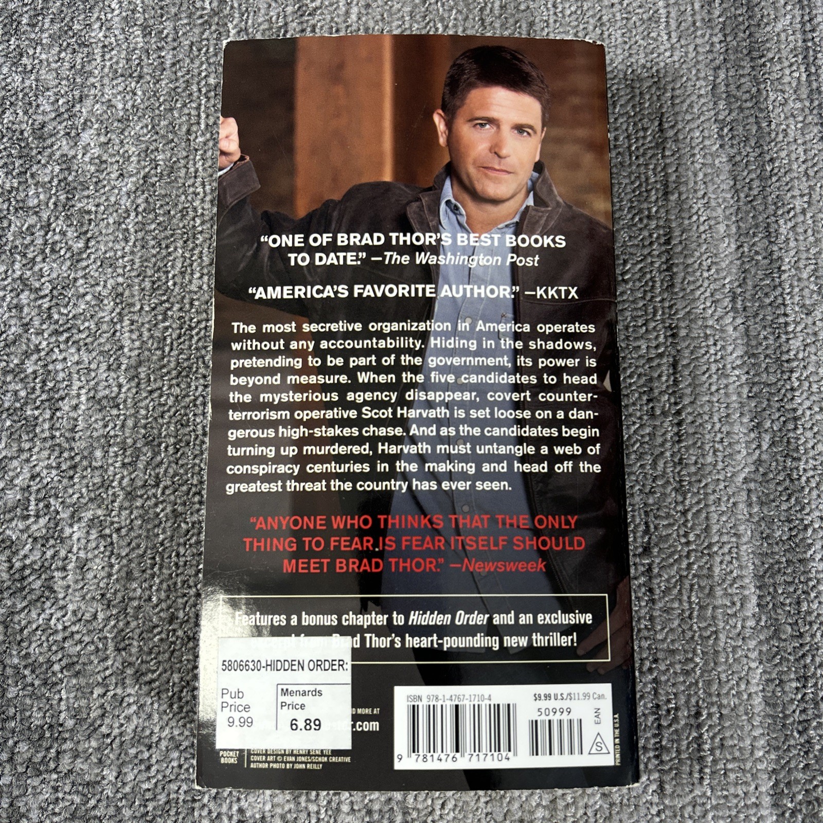 Brad Thor Scot Harvath Athena Lucerne Assassin Force Black 10 Paperback Book Lot
