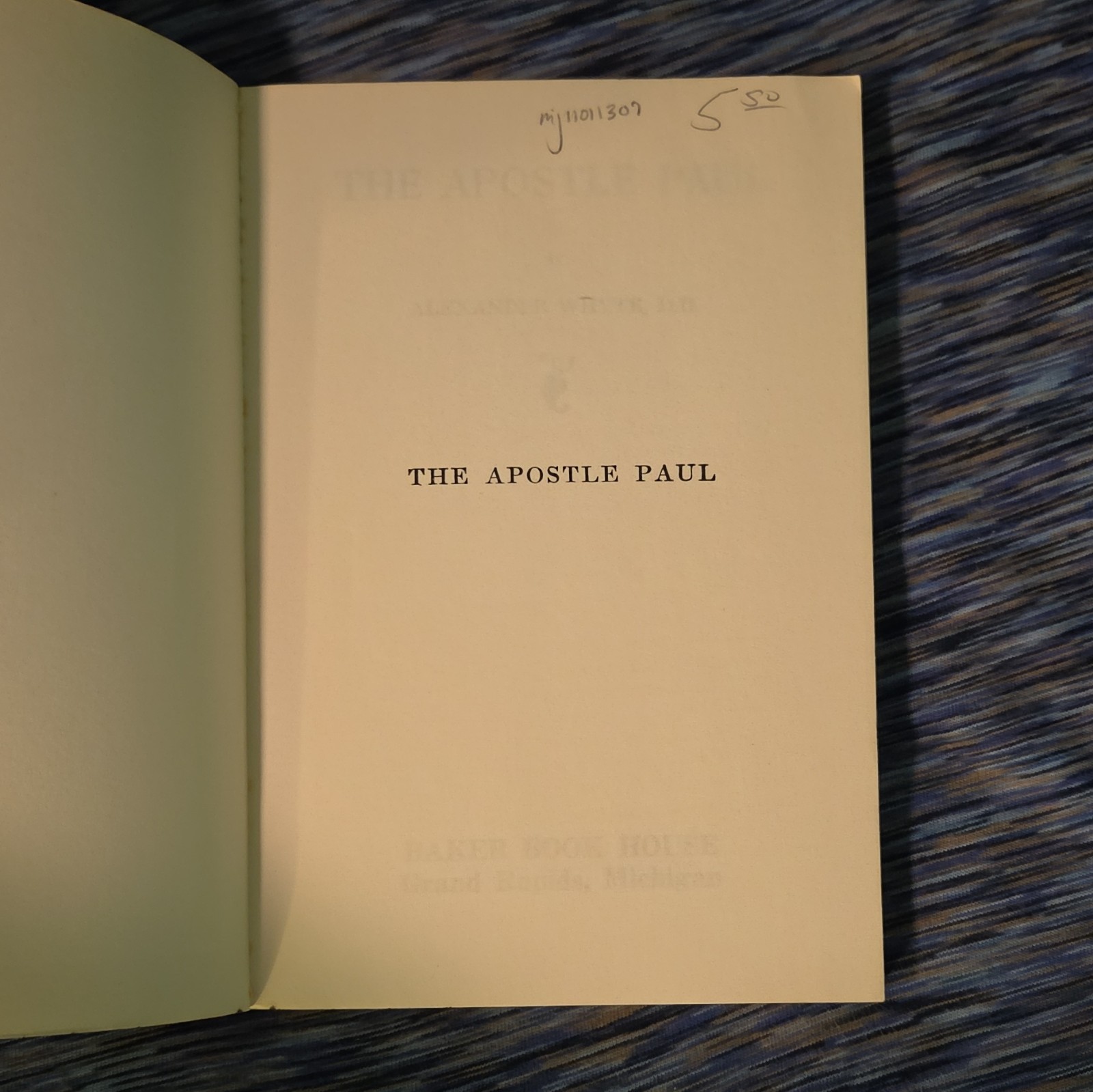 the apostle paul alexander whyte pb baker book house 1977 reprint minister’s