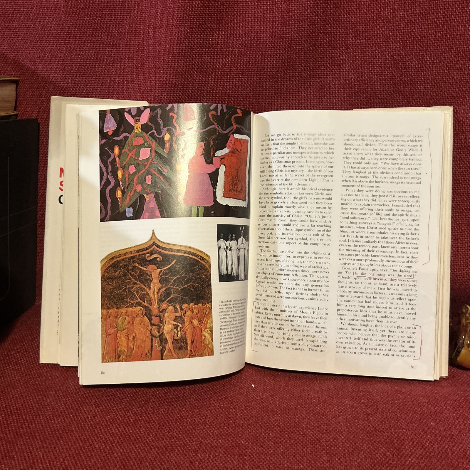Man and His Symbols Carl G. Jung Hardcover Psychology Psychoanalysis Illustrated