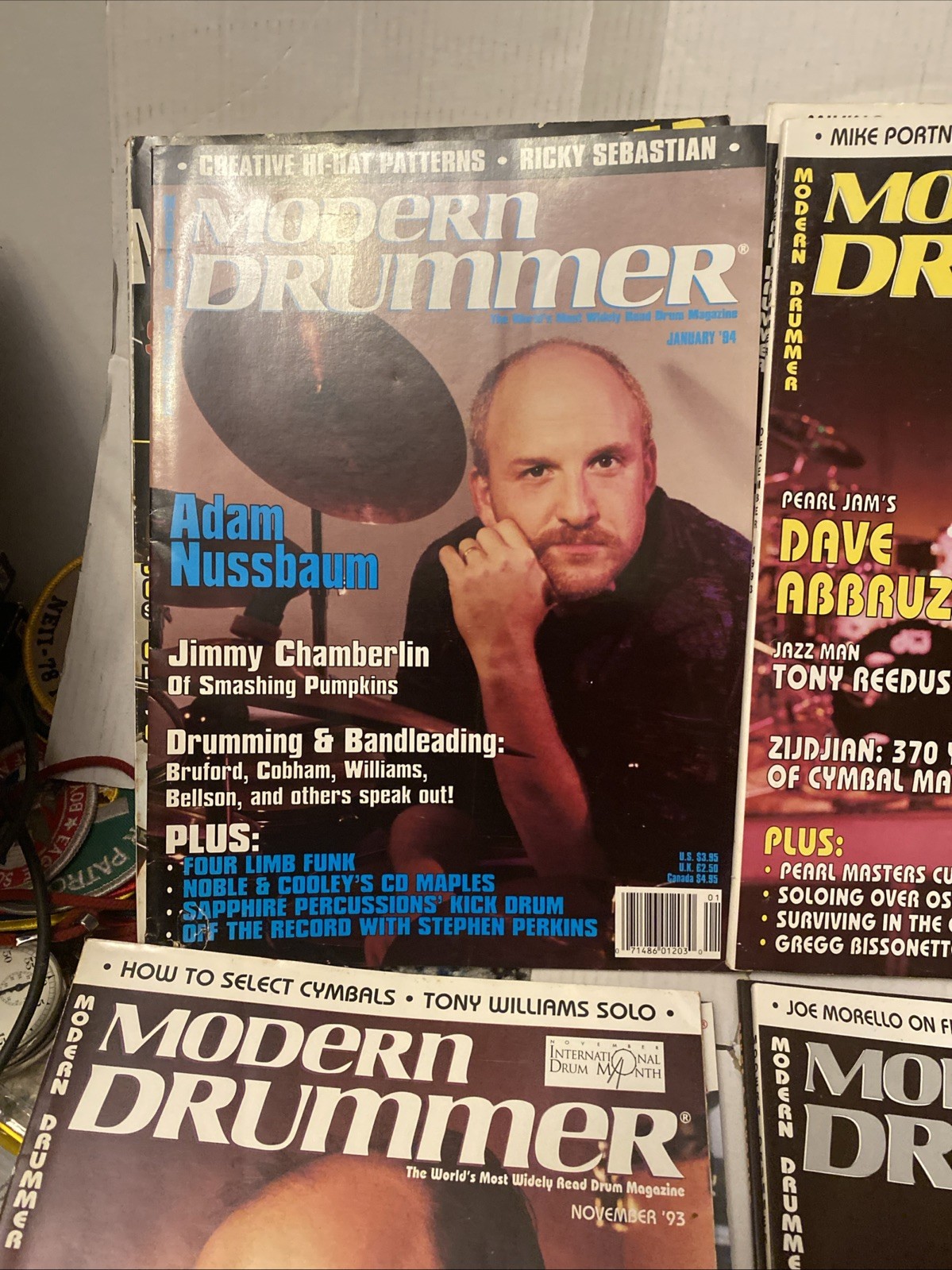 Modern Drummer Year 1990’s Magazines 12 issues vintage lot