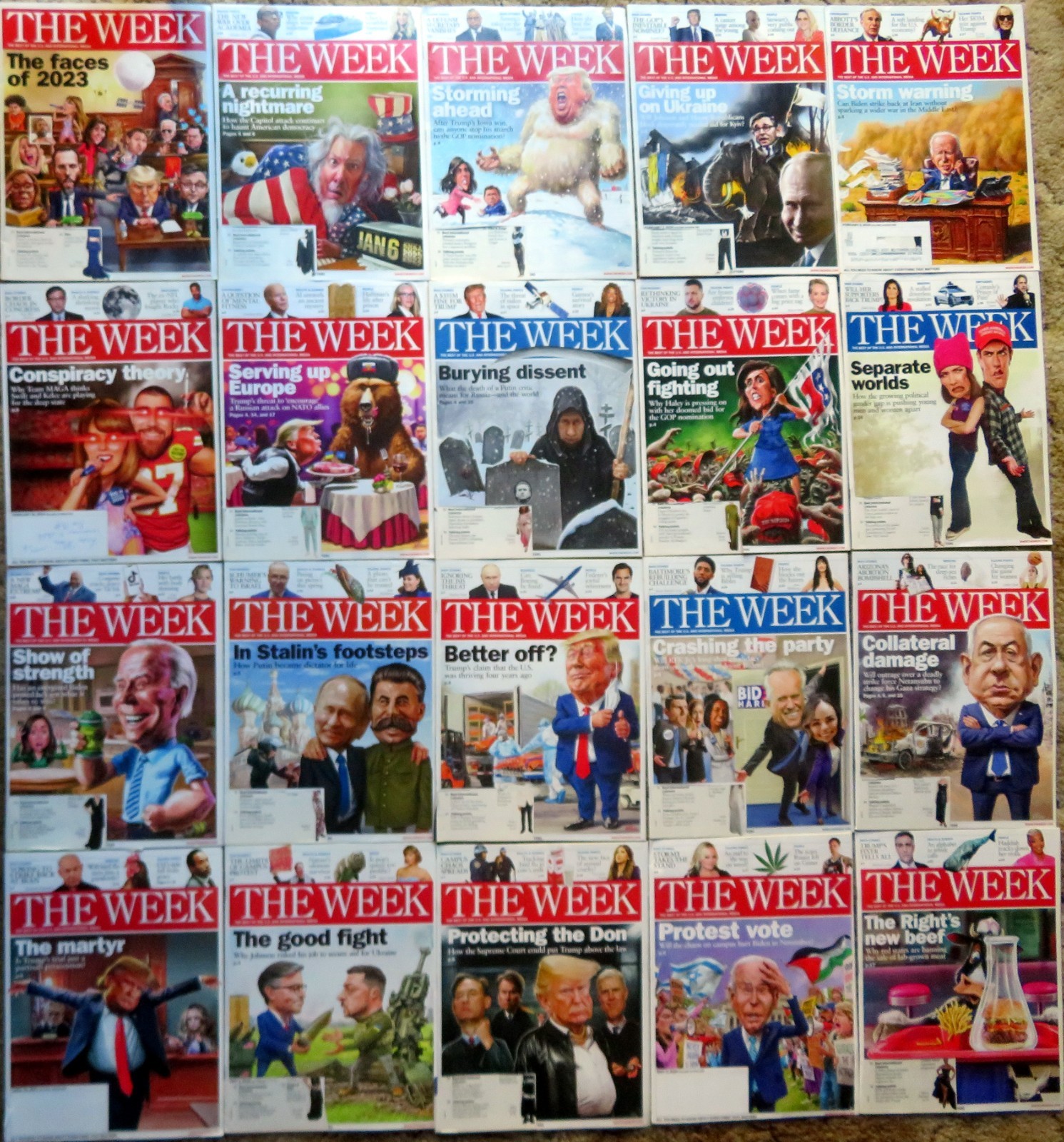 THE WEEK Magazine – 47 Issues from January – December 2024 – Photos #1-2