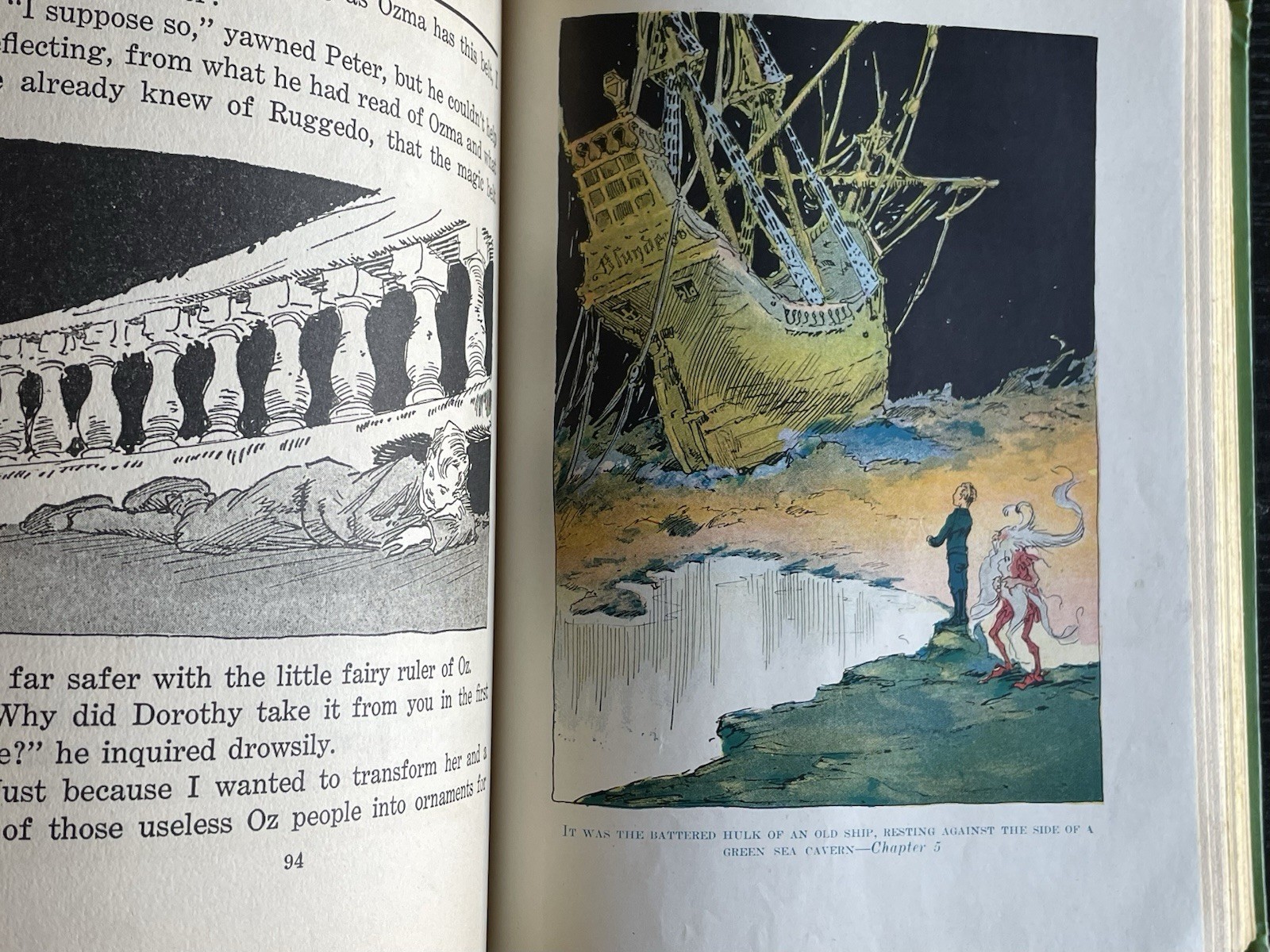 The GNOME KING of Oz, 1927 Ruth Thompson, First Edition, ALL 12 Color Plates
