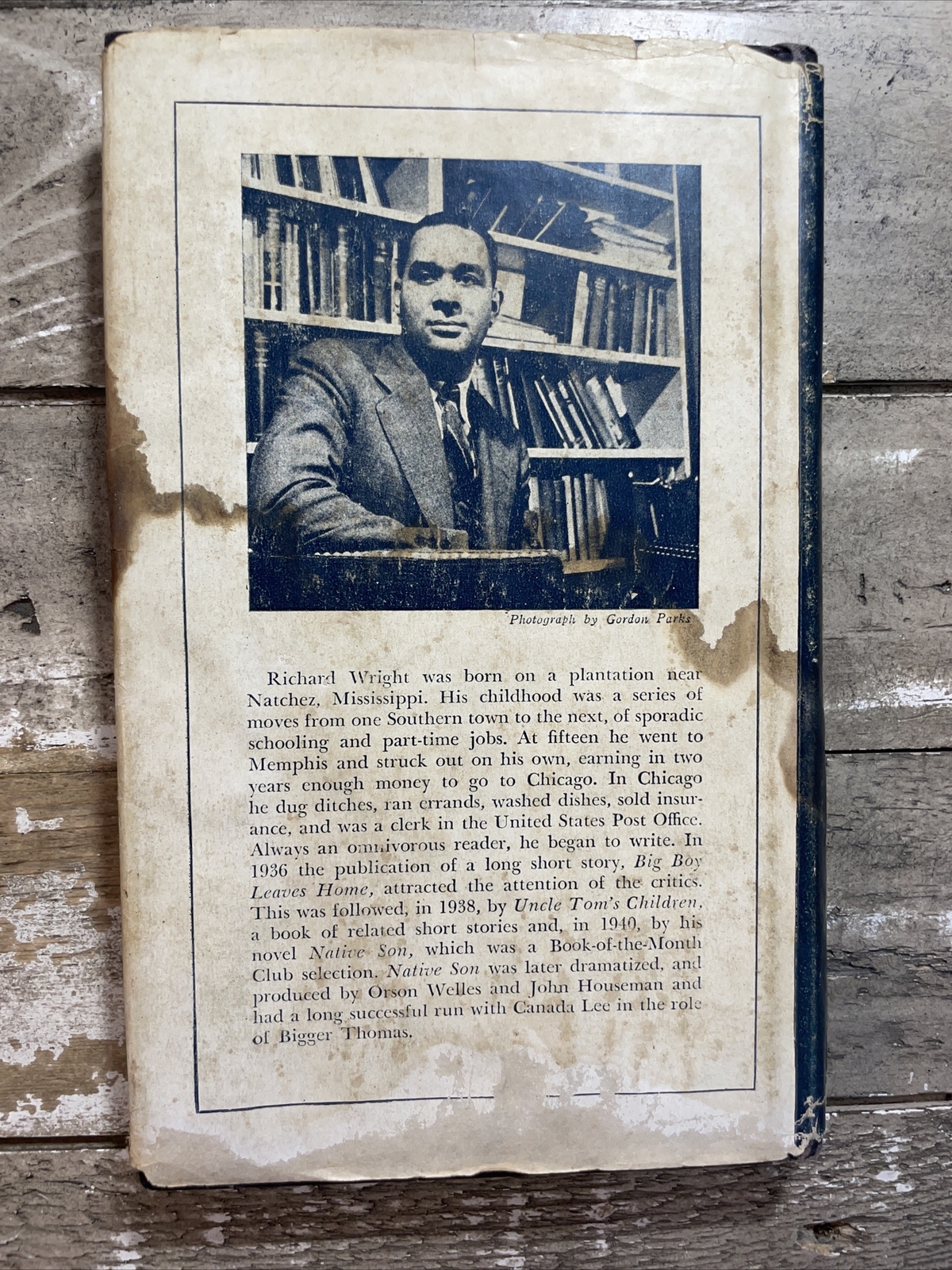 c1940 Antique Autobiography «Black Boy, A Record of Childhood and Youth»