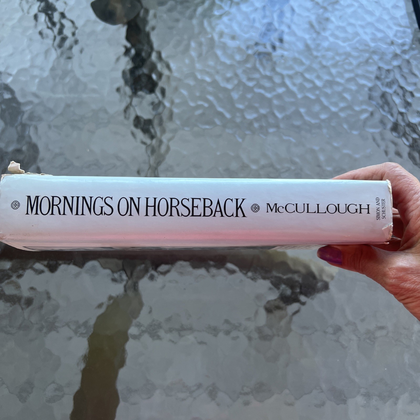 Mornings On Horseback by David McCullough 1st Edition First Printing 1981