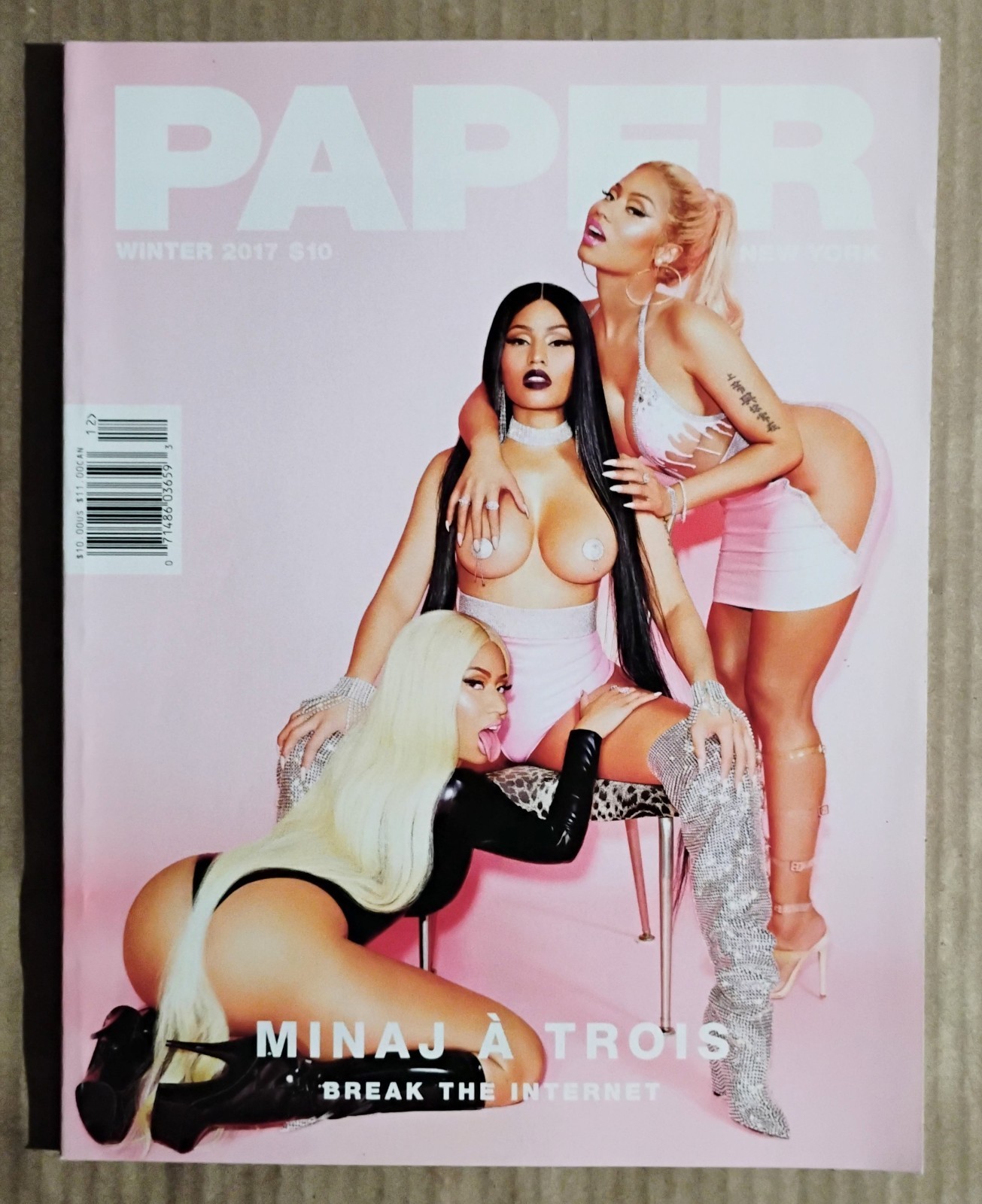 Paper Magazine Winter 2017 Nicki Minaj Pop Culture Fashion