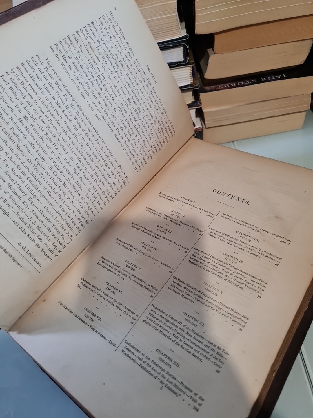 1845 Memoirs of the Life of Sir Walter Scott, Bart by J. G. Lockhart New Edition