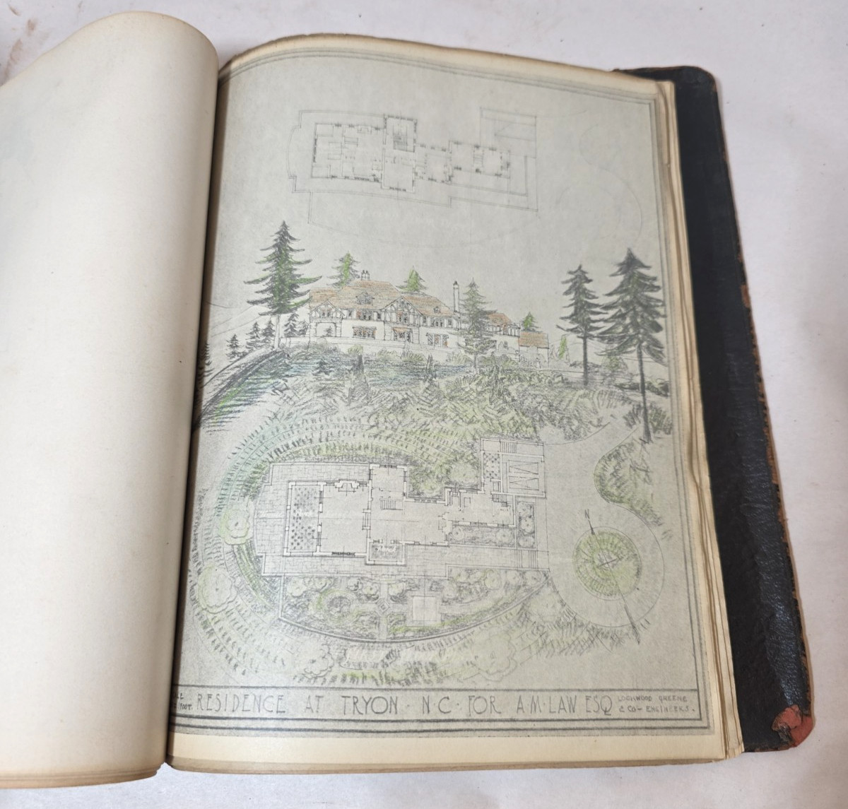 C. 1920s-1930s Lockwood Greene Co Engineers Architecture Drawing Portfolio