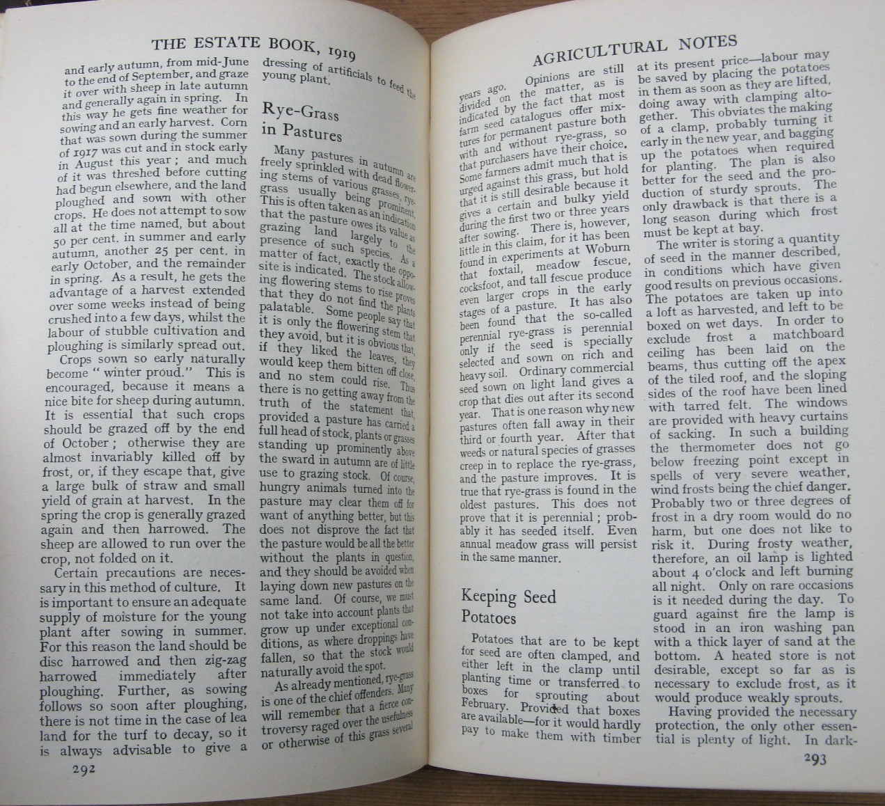 1919 The Country Gentlemen’s Estate Book