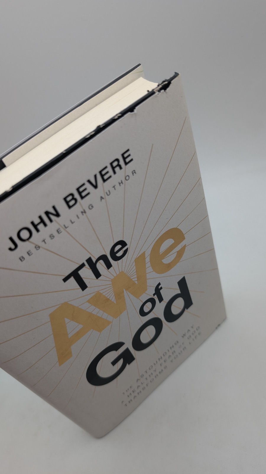John Bevere LOT Holy Spirit + 9781591854135 Bait of Satan+ 9781400336708 Awe of