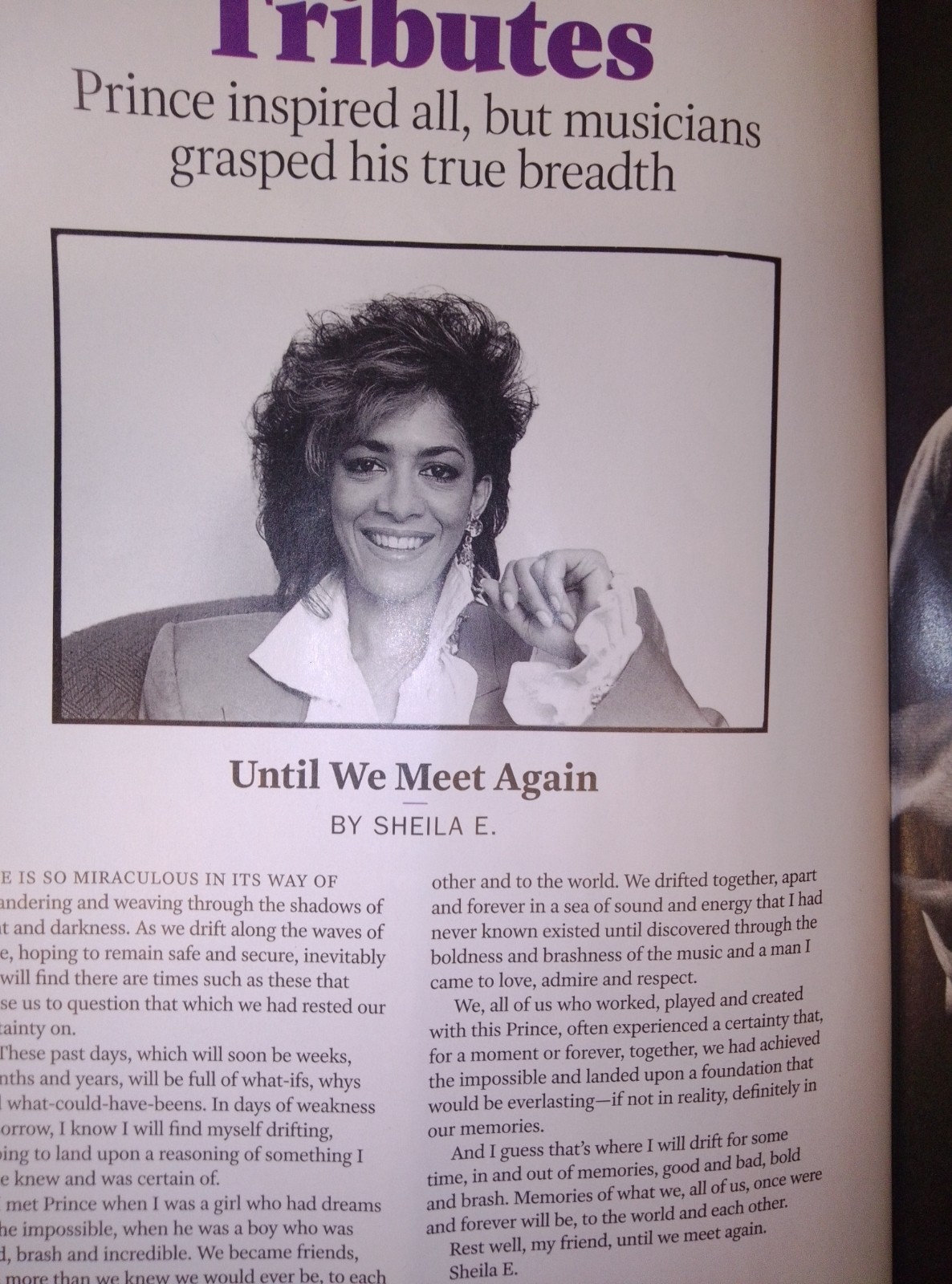 Prince, Time Magazine, 10 Year Anniversary Collectors Issue