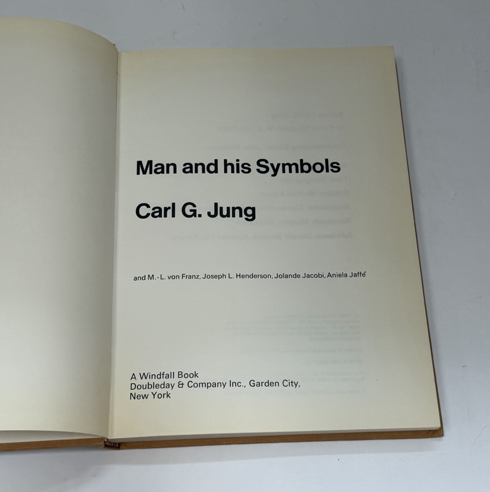 Man and His Symbols psychology of Carl Jung C.G. occult magic archetype VTG 1979