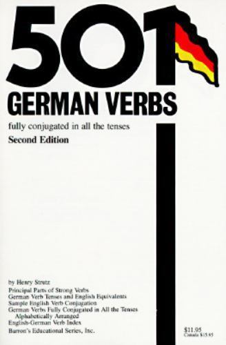 501 German Verbs: Fully Conjugated in All the Tenses (501 verbs series) – GOOD