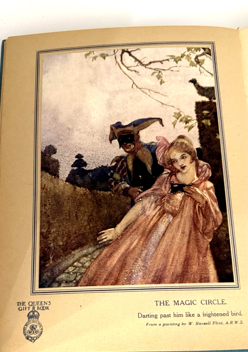 Antique 1915 WWI The Queen’s Gift Book Arthur Rackham J.M. Barrie A. Conan Doyle