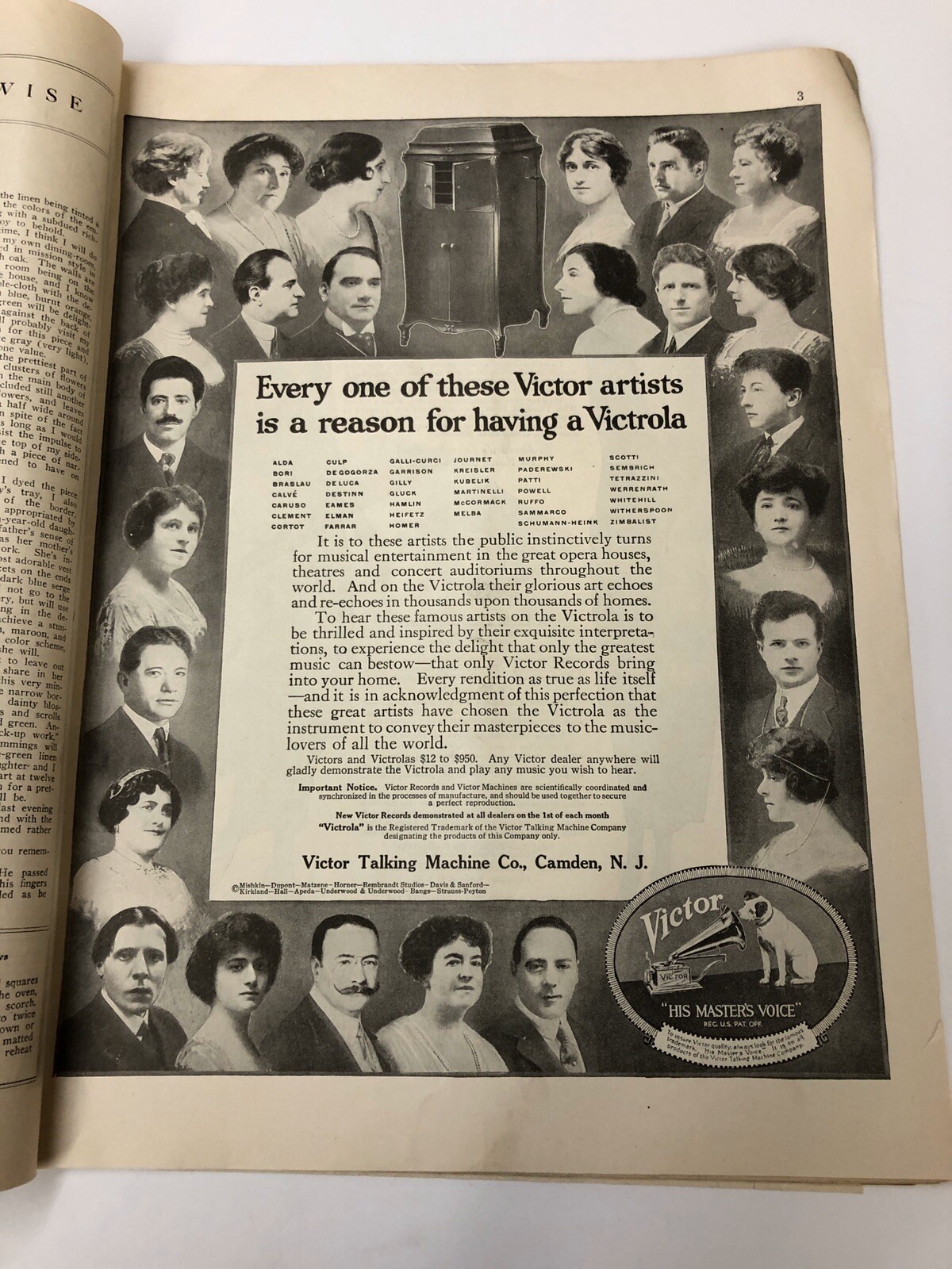 Modern Priscilla Magazine Needlework Women’s Fashions Vintage Ads Sept. 1919