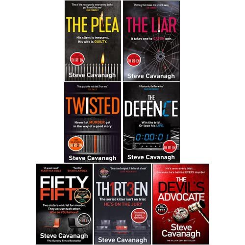 Eddie Flynn Series 7 Books Collection Set By Steve Cavanagh by Steve Cavanagh