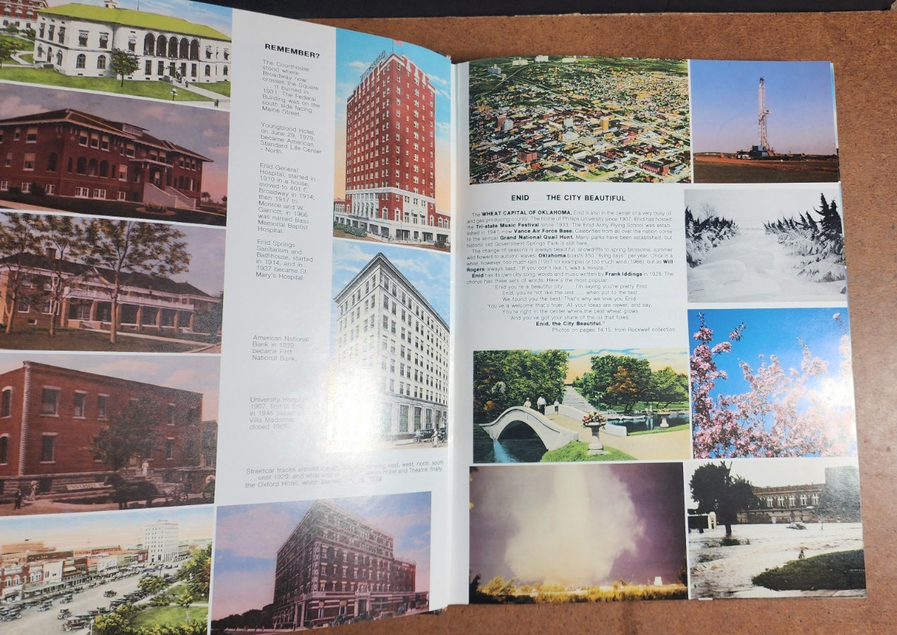 GARFIELD COUNTY OKLAHOMA 1907-1982 VOL. I 512 PAGES! LOTS OLD PHOTOS