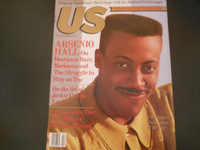 Dylan McDermott, Arsenio Hall, Gabriel Byrne – Us Magazine 1990