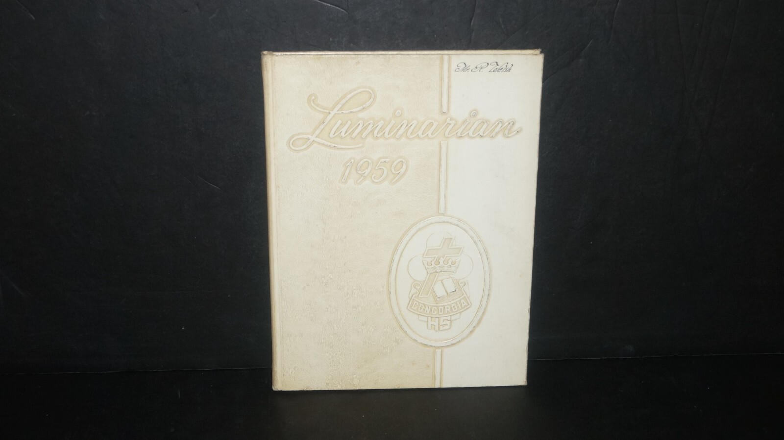 1959 CONCORDIA LUTHERAN HIGH SCHOOL CADETS FORT WAYNE IND LUMINARIAN YEARBOOK