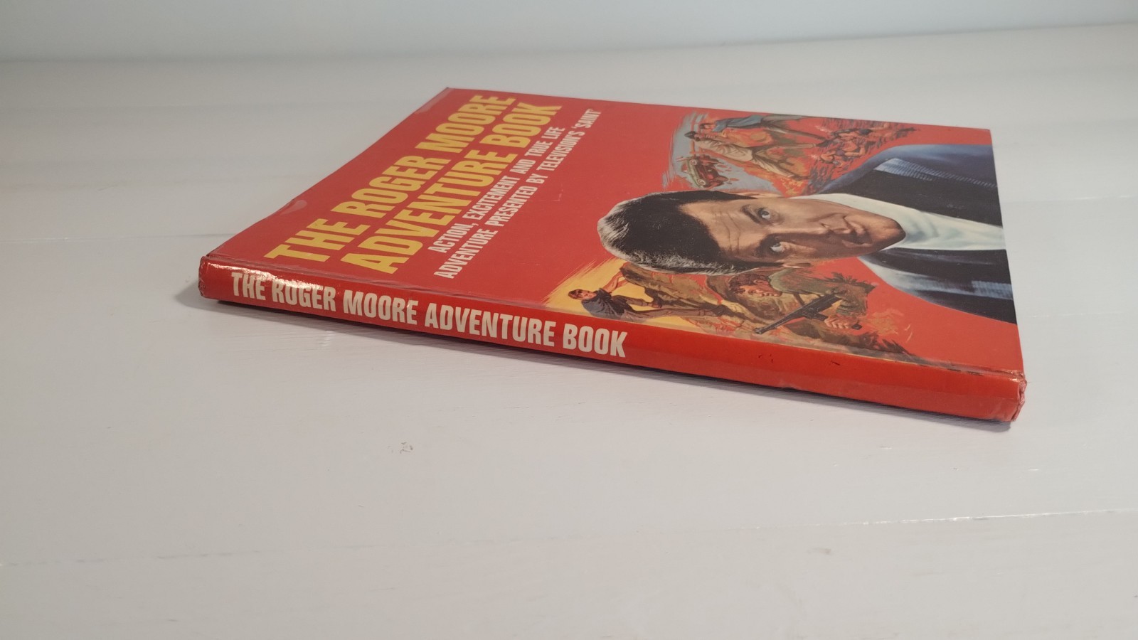 Roger Moore Adventure Book vintage 1966 Hardback Edition James Bond book