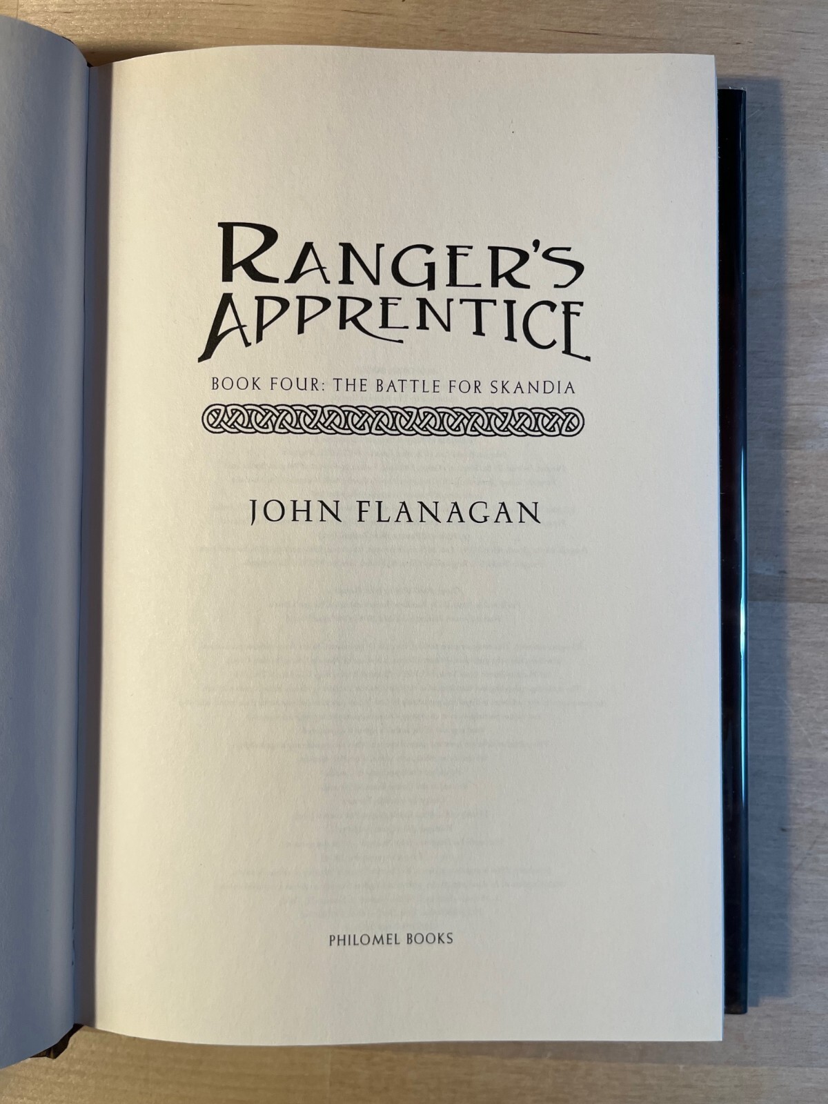 RANGERS APPRENTICE Series by John Flanagan, First Edition Hardcover Lot with DJs