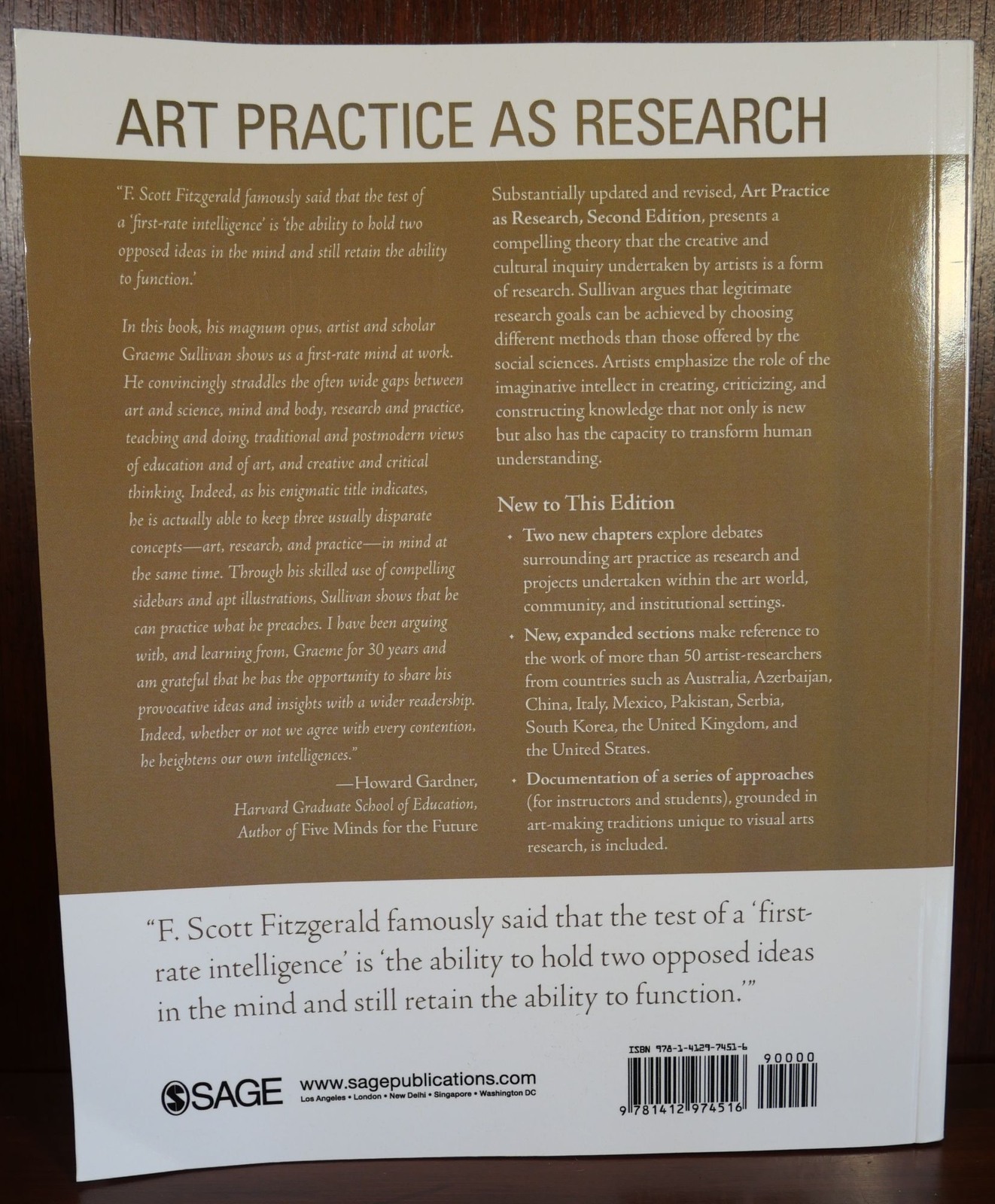 Graeme Sullivan / Art Practice as Research 2010 2nd Edition
