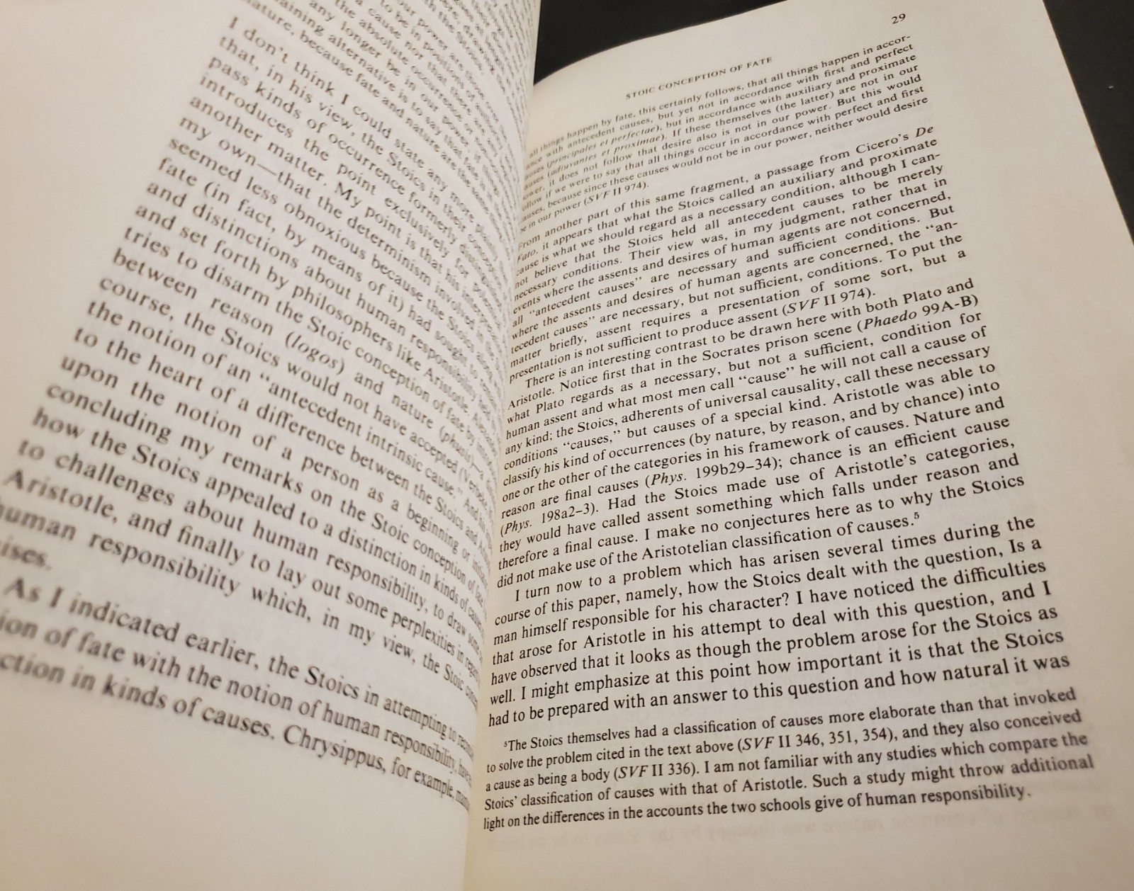 *SIGNED* Josiah B. Gould The Stoic Conception Of Fate 1974 Stoicism Philosophy