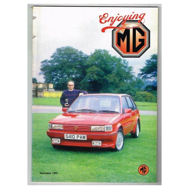 Enjoying MG Magazine November 1993 mbox1121 MG Owners Club