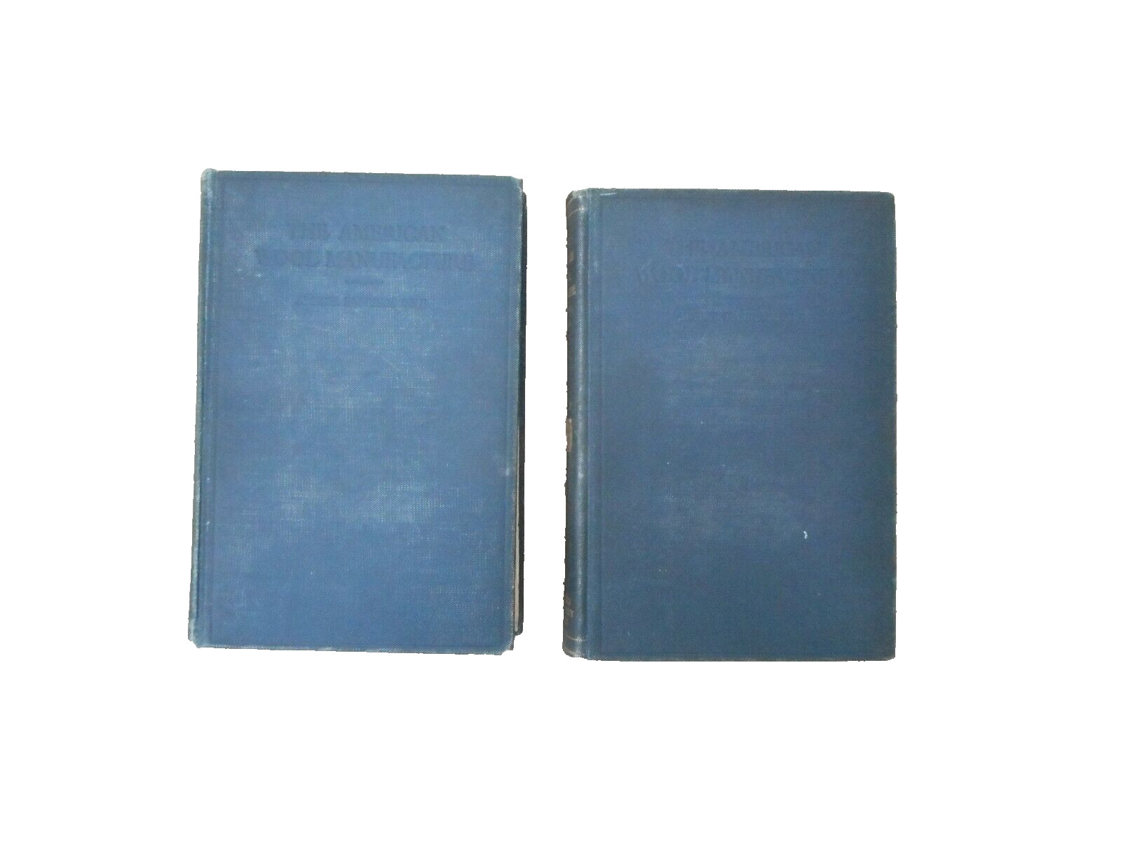 The American Wool Manufacture Arthur Cole 2 Volumes First ed. 1926 Illustrated