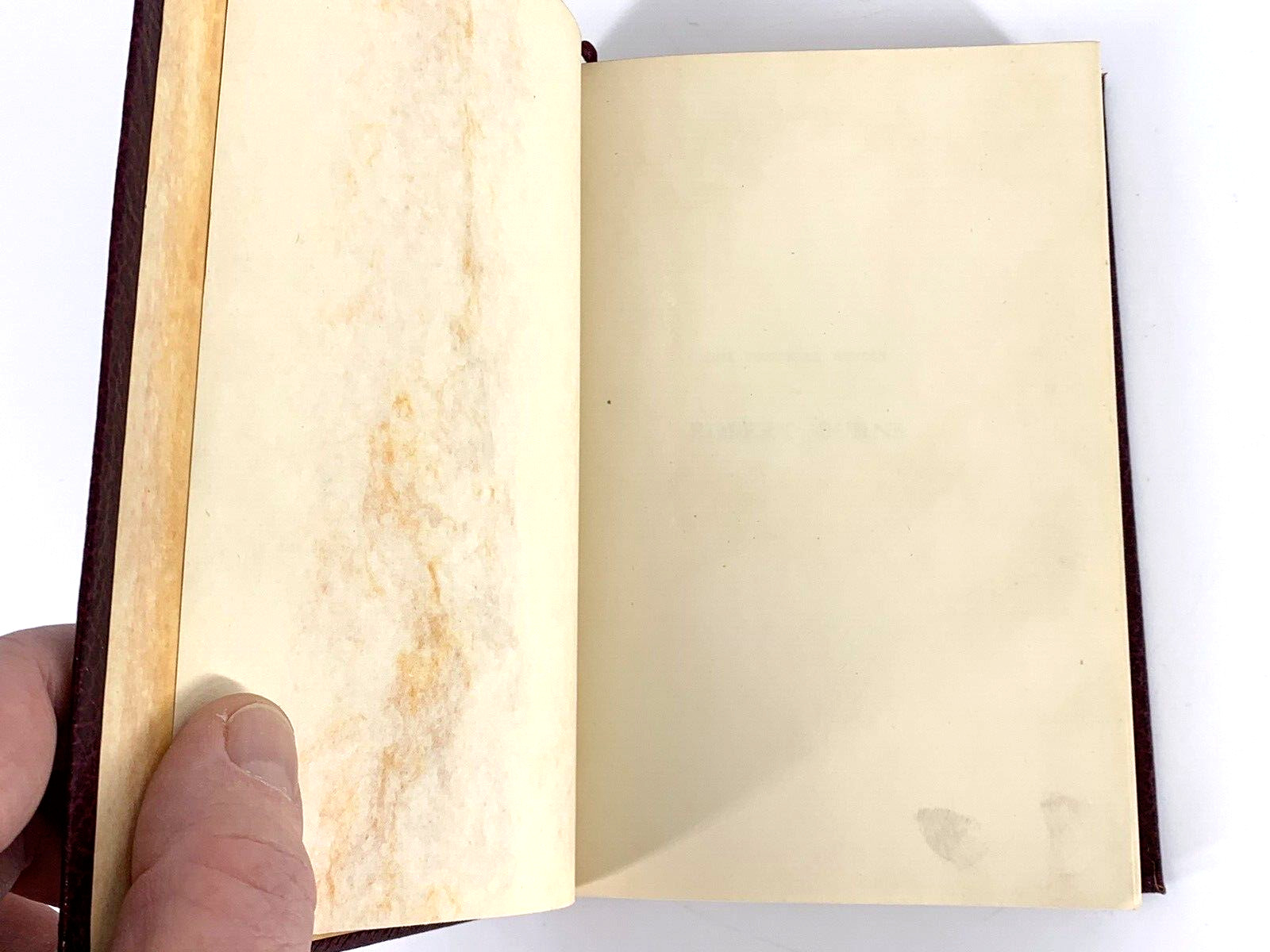 Poetical Works of Burns (Faux?) Leather Bound in Slip Case Wm. Collins Sons