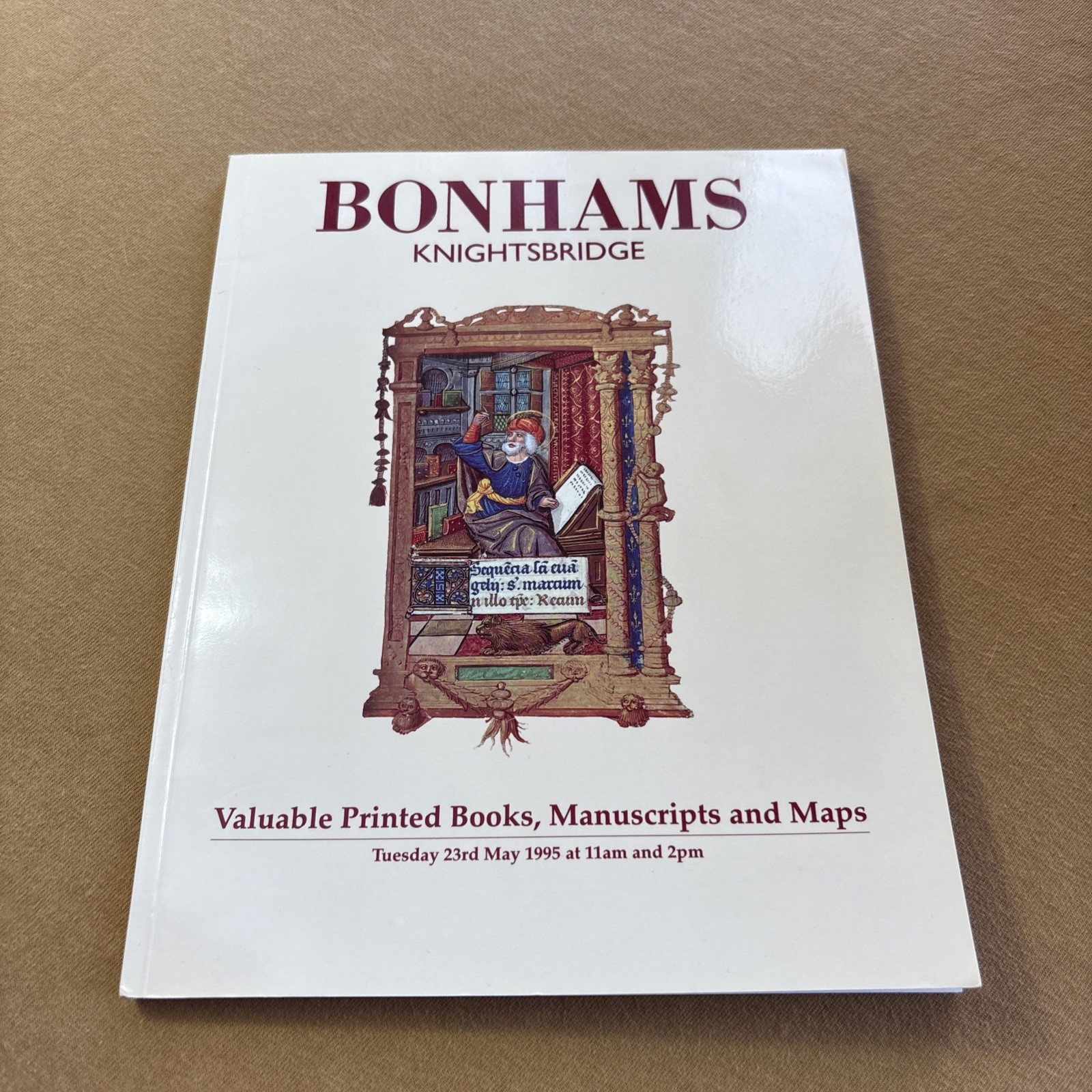 Bonhams Auction Catalog – Pierre-Joseph Redoute’s Art Prints Maps 1995 May 23