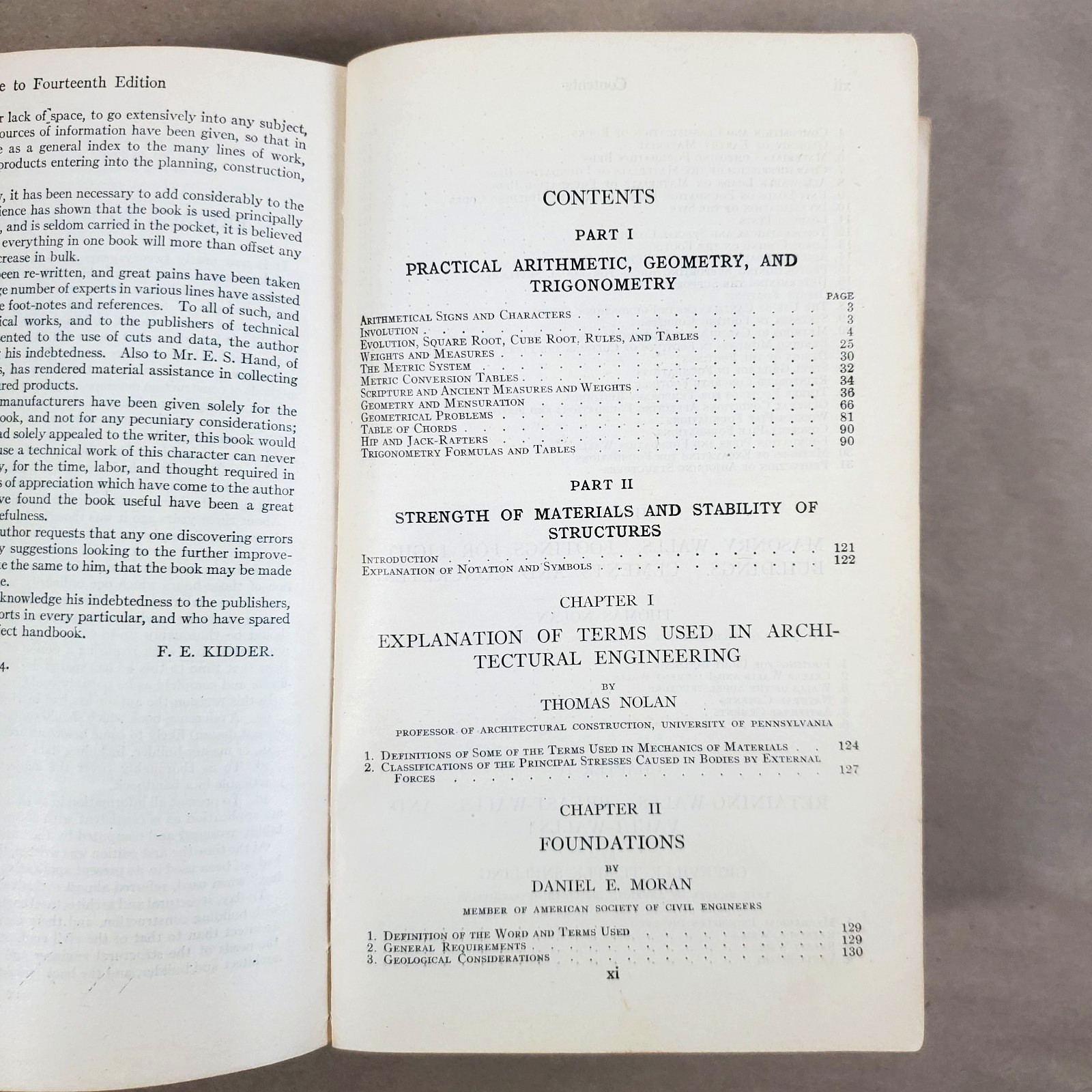 1921 Kidder-Nolan Architects’ and Builders’ Handbook 17th Ed John Wiley Leather