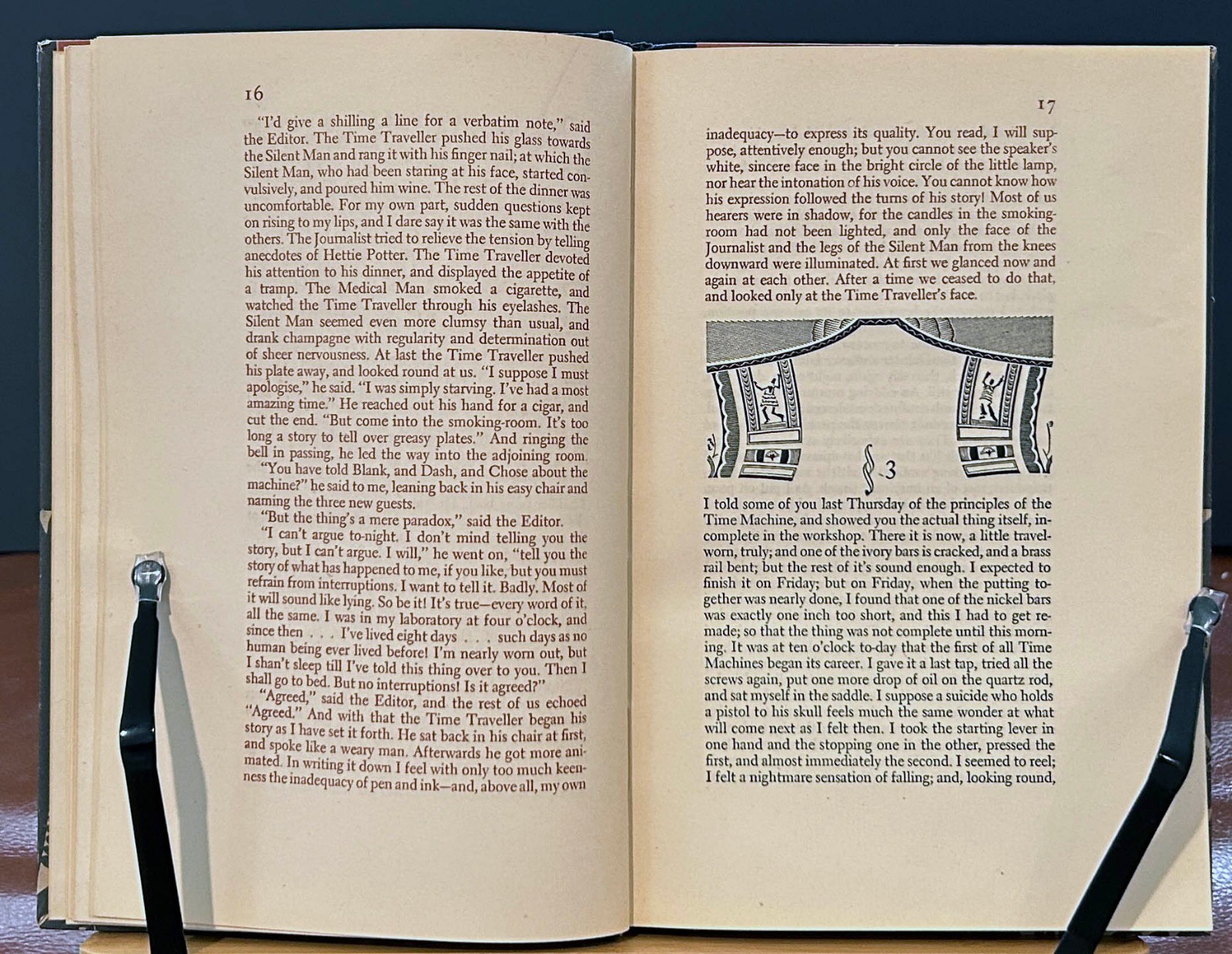 1931 Arthouse Ed. of The Time Machine HG Wells, WA Dwiggins illustr.; Gift Book