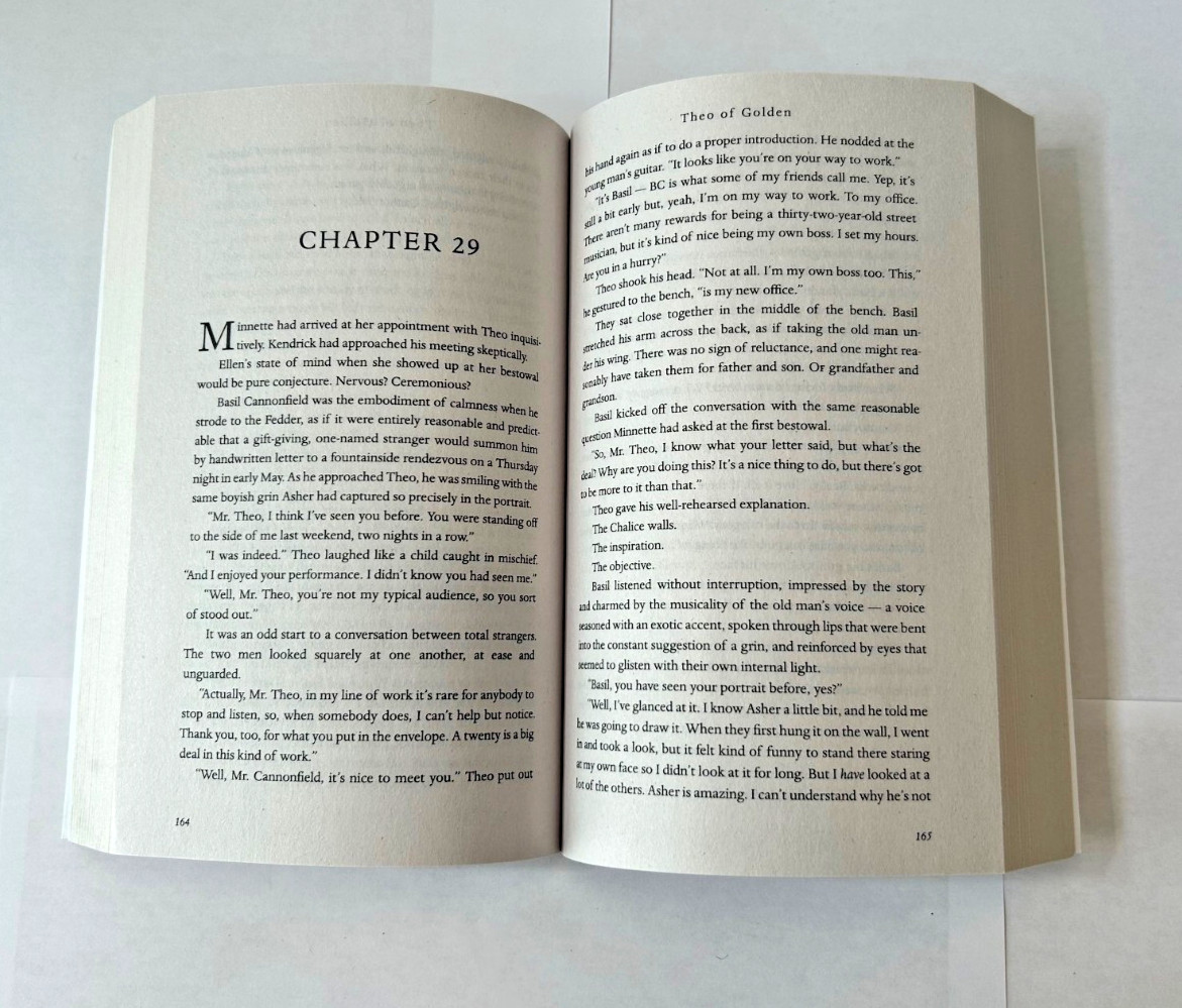 Theo of Golden, Home, The Cellist of Sarajevo, Book Club for Troublesome Women