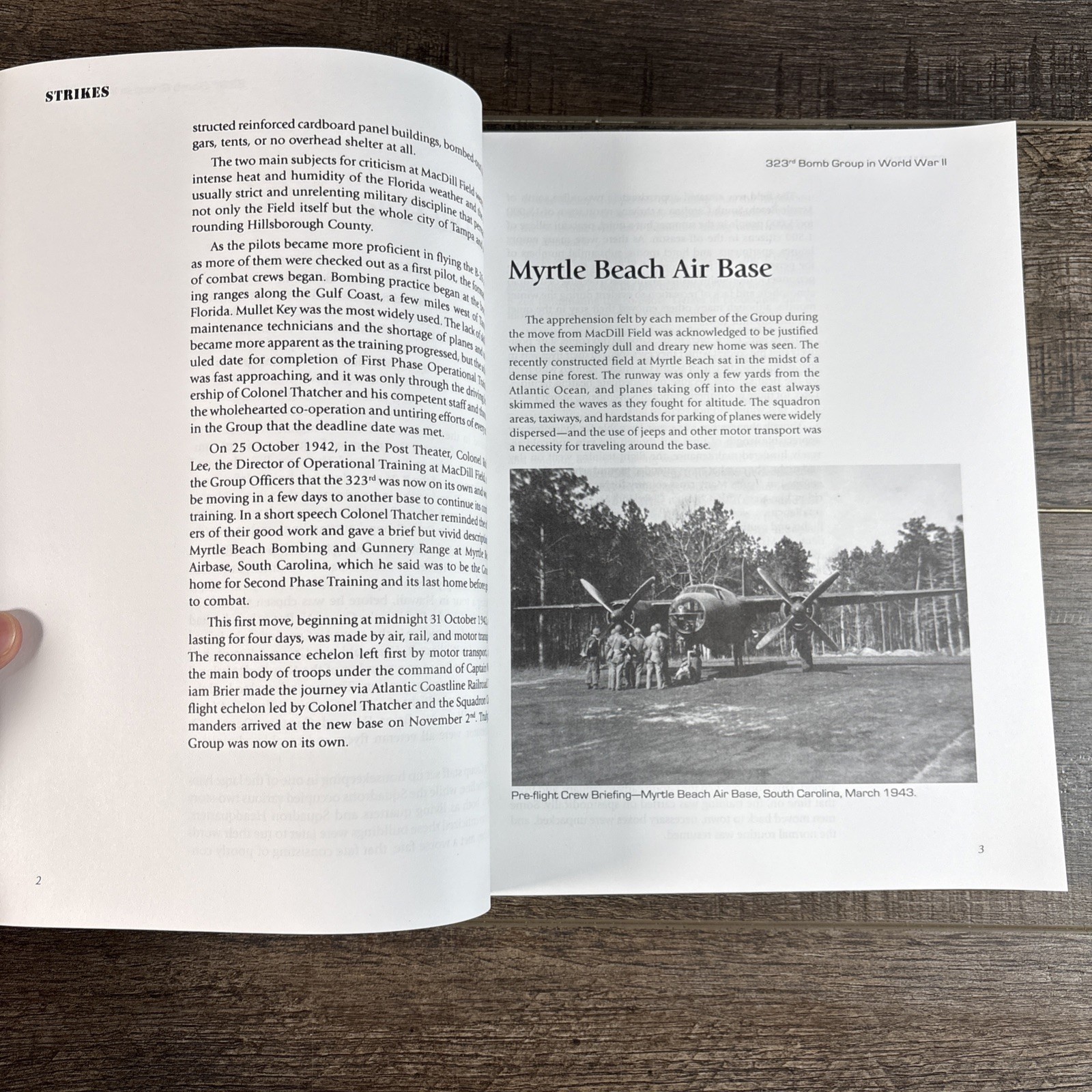 Strikes: 323rd Bomb Group in World War II – 1st Edition w/ Letter Of Endorsement
