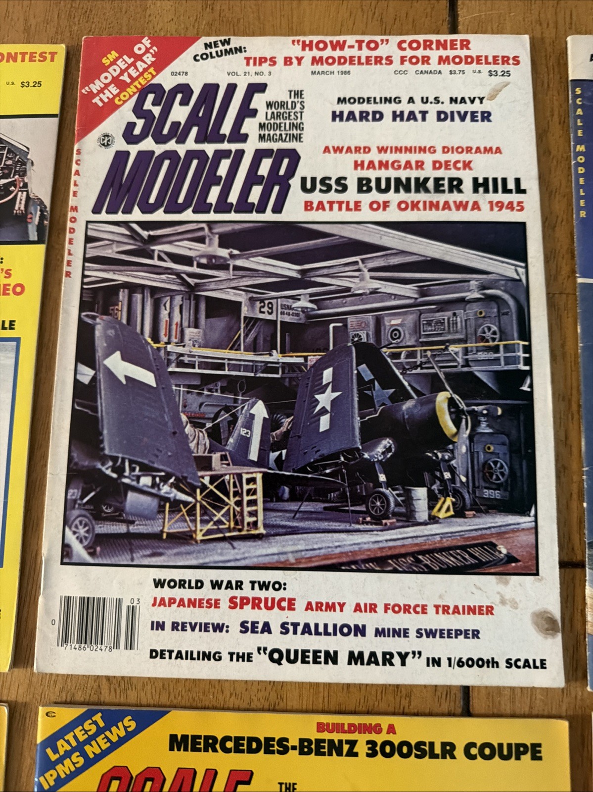 Scale Modeler Magazine Lot Of 7 1986 1988 1989 1980s